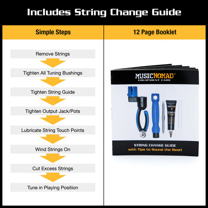 MusicNomad String Change Tool Kit (6 pcs.) MN218 - Image 2