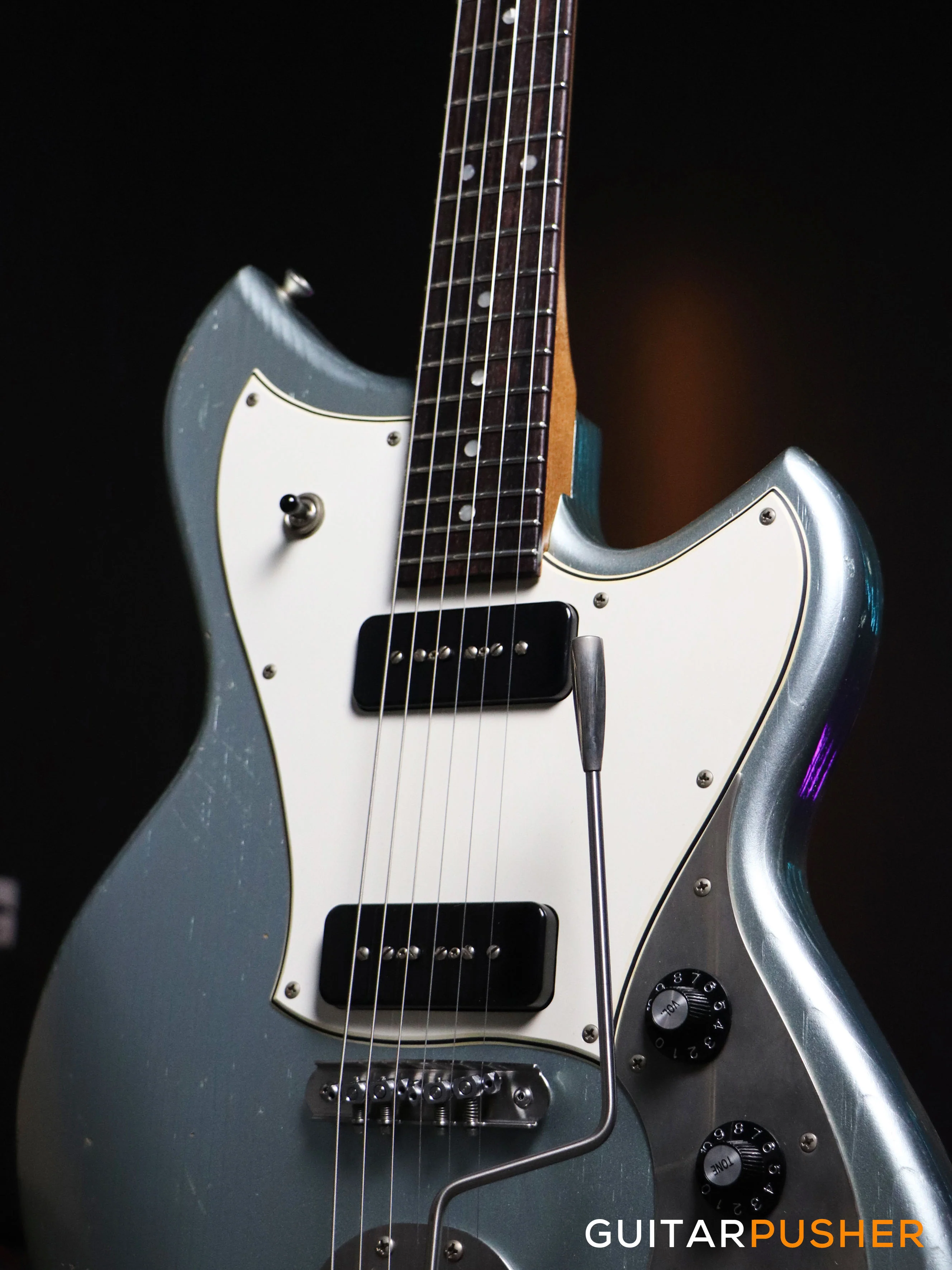 Novo Serus J Nucleus Ice Blue Metallic Electric Guitar - Image 4