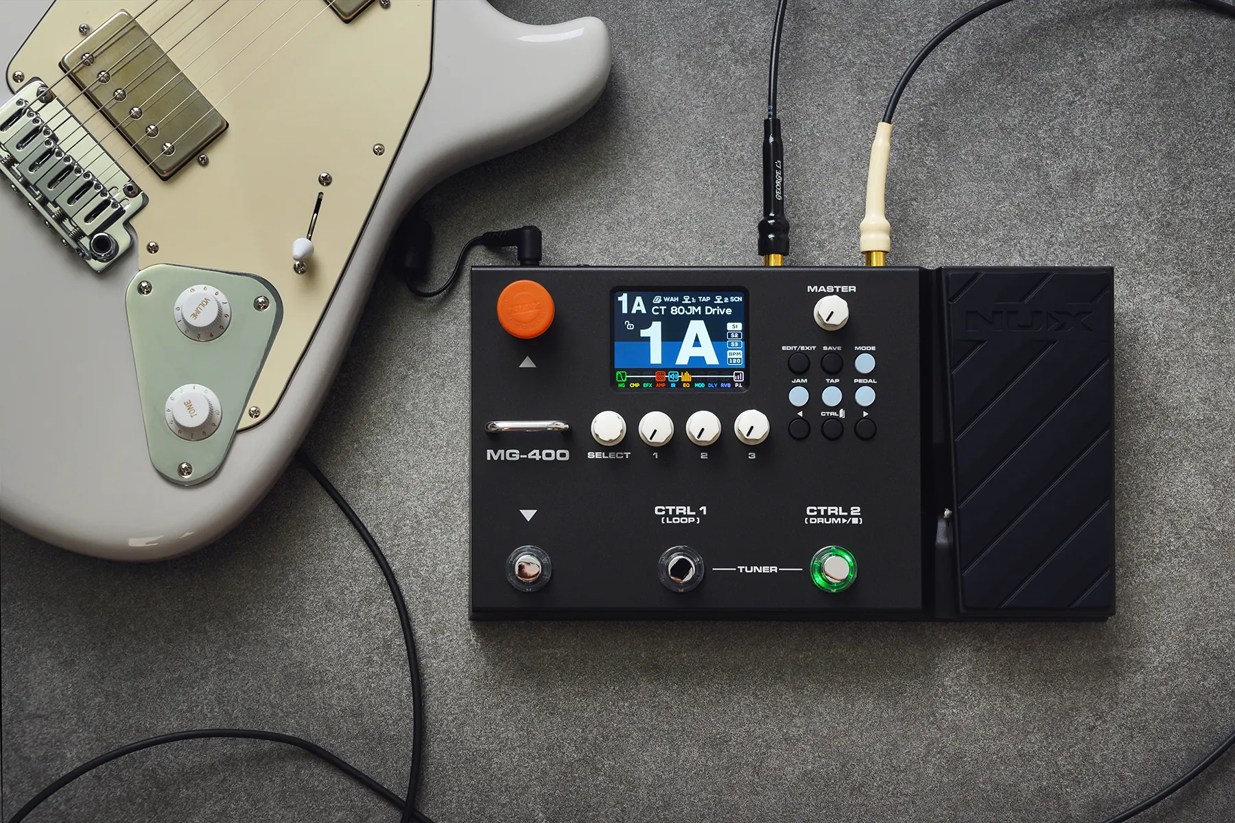 NUX MG-400 Modeling Guitar & Bass Effects Processor - Image 5
