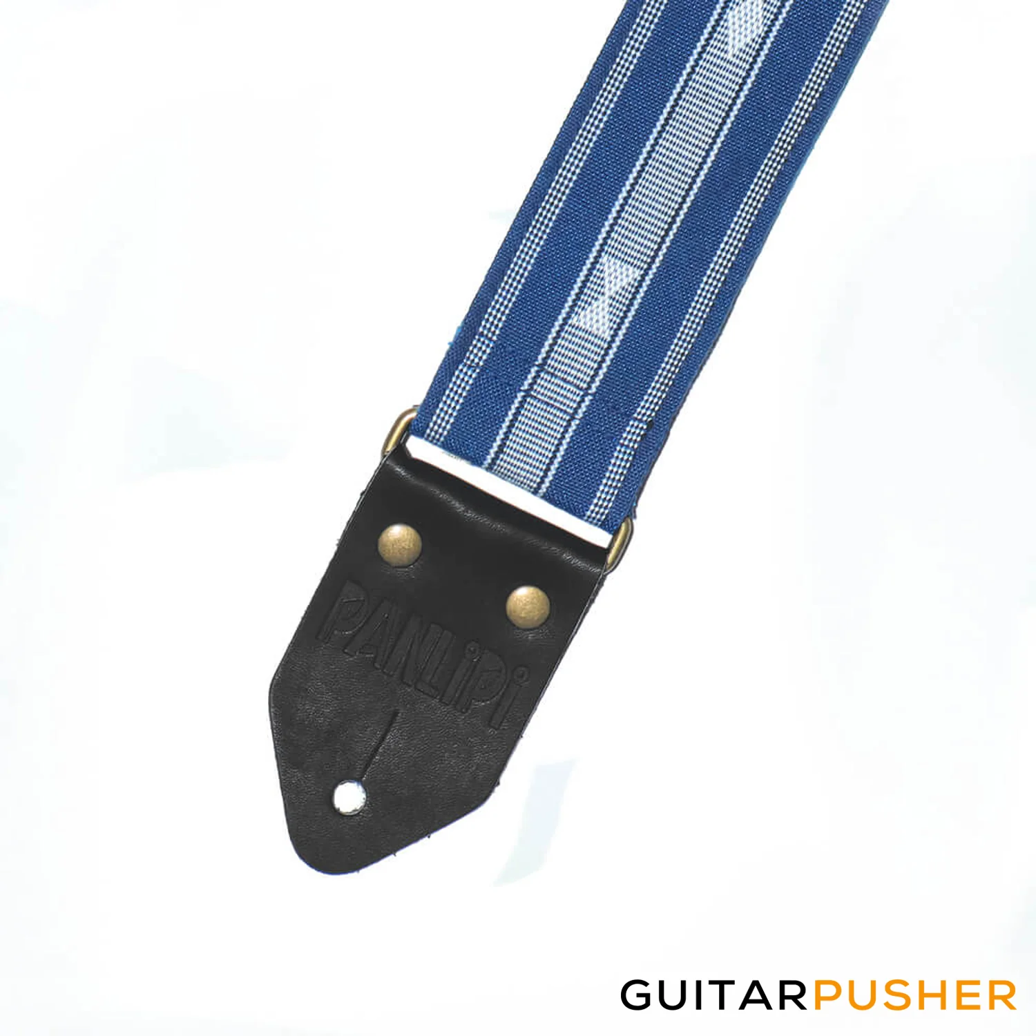 Panlipi Loom Weave Audrey SAG07 Guitar Strap - Navy Blue - Image 3