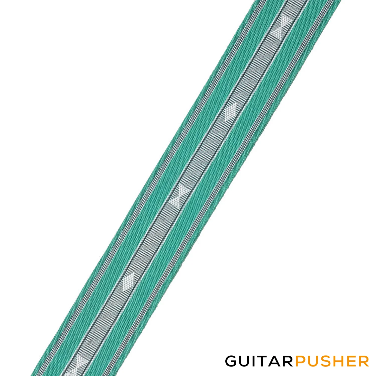 Panlipi Loom Weave Audrey SAG13 Guitar Strap - Green - Image 4