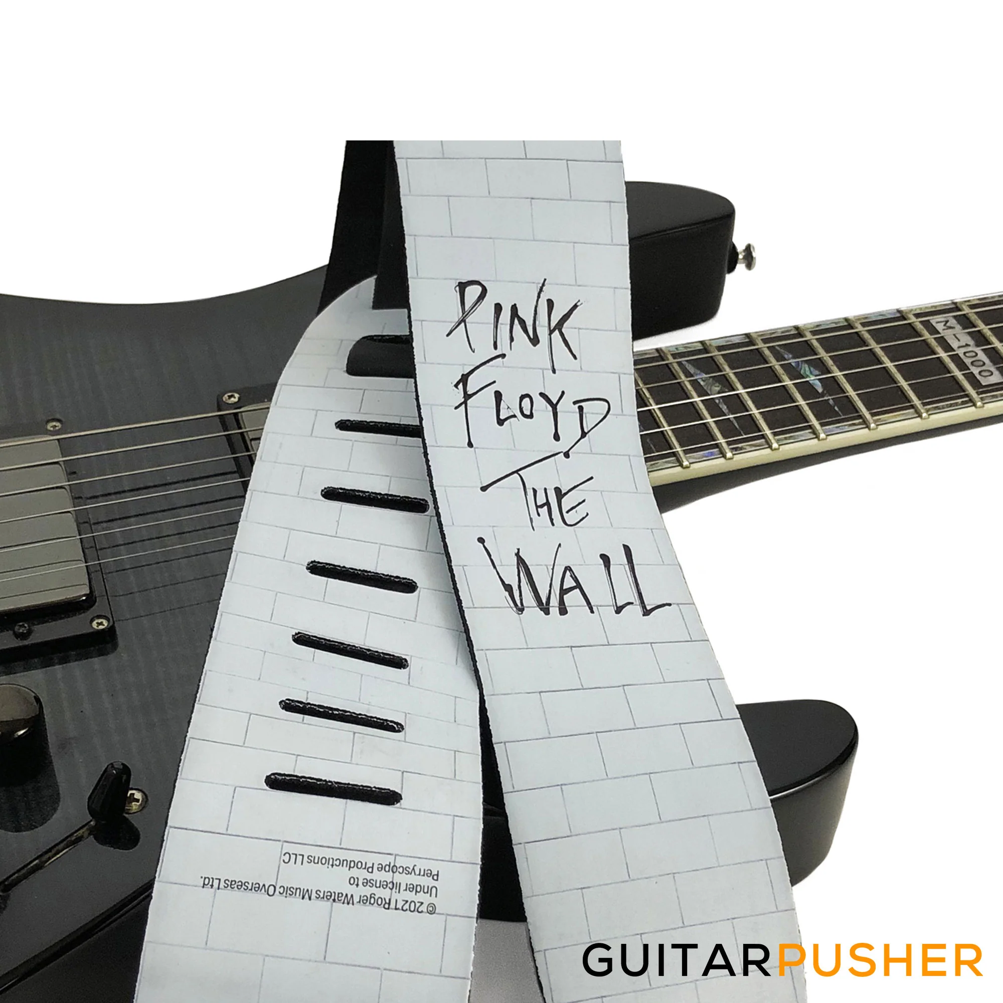 Perri's Leather Official Pink Floyd 2.5" Leather Printed Guitar Strap - Image 2