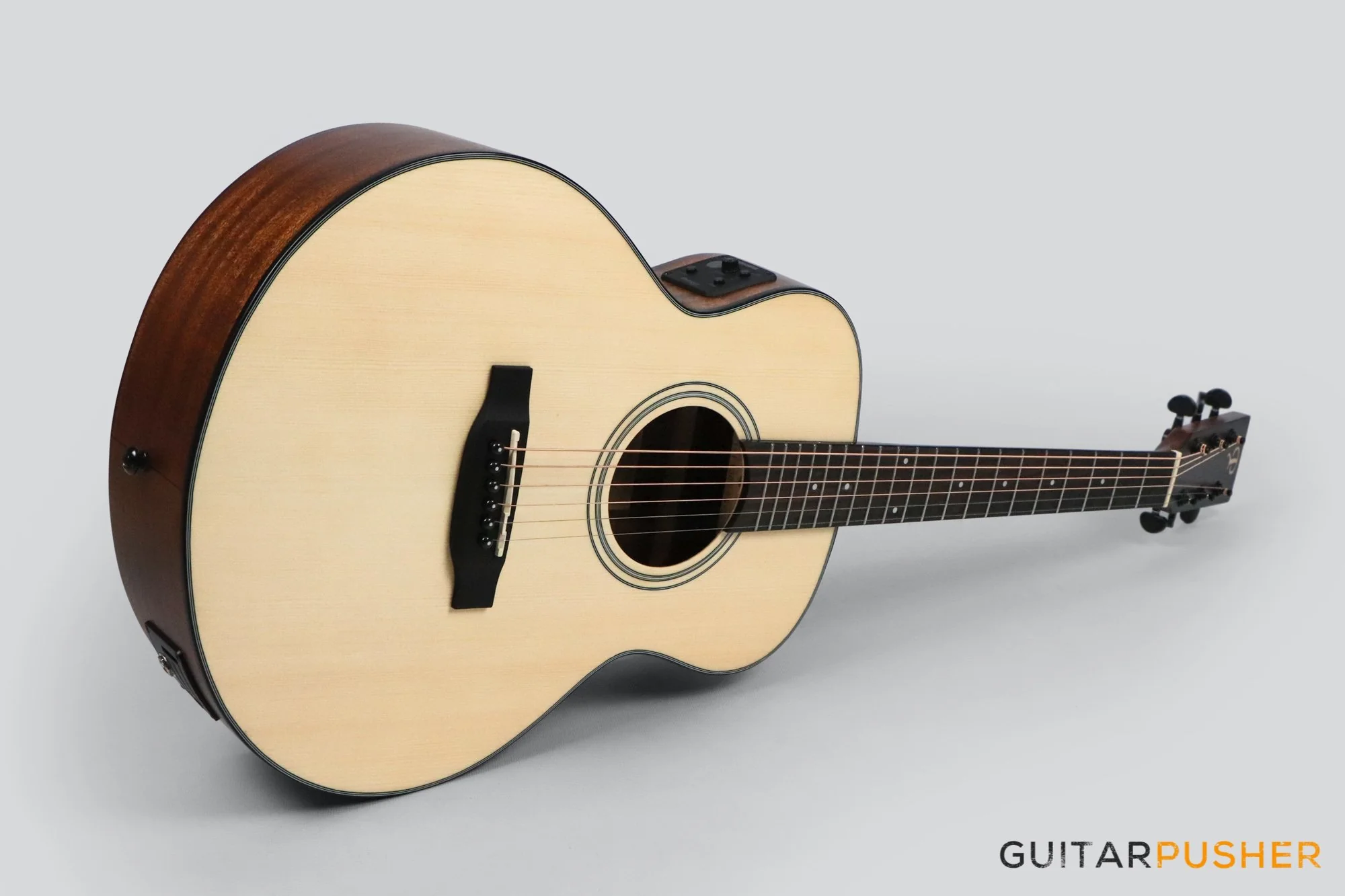 Phoebus Baby 30 v3 GS-E Spruce Top GS Mini (3rd Gen.) Travel Acoustic-Electric Guitar w/ Gig Bag - Image 11