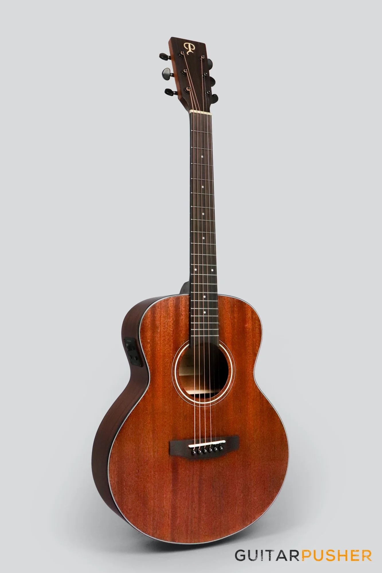 Phoebus Baby-N GS-E v3 All Mahogany GS Mini (3rd Gen.) Travel Acoustic-Electric Guitar w/ Gig Bag - Image 5
