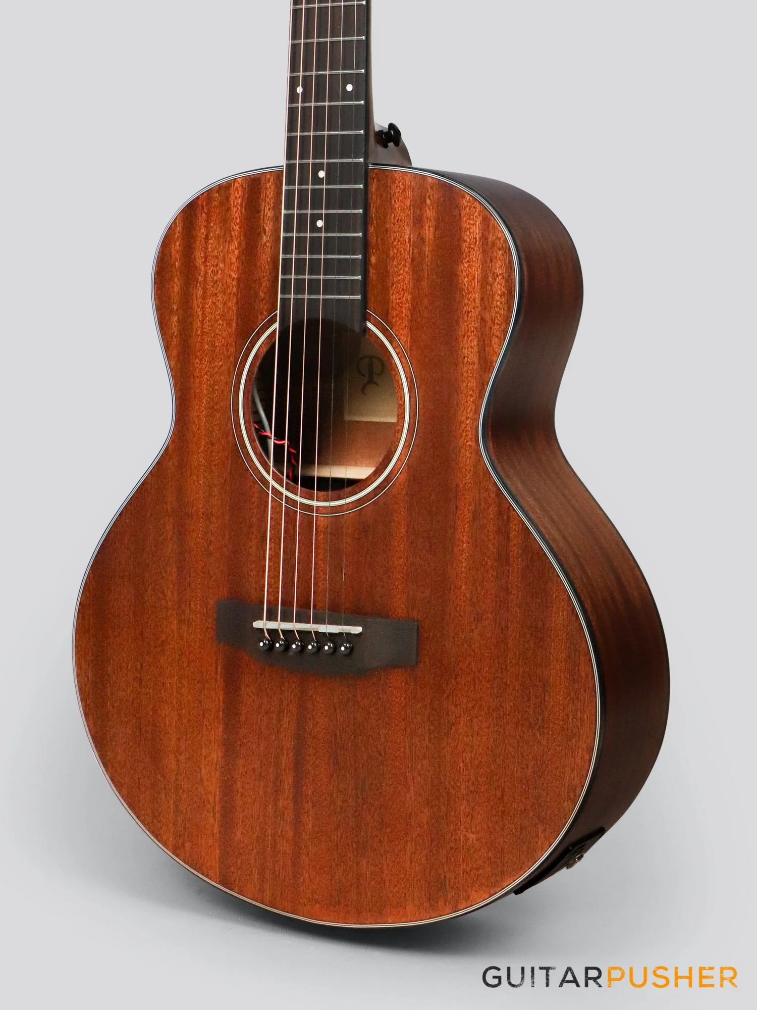 Phoebus Baby-N GS-E v3 All Mahogany GS Mini (3rd Gen.) Travel Acoustic-Electric Guitar w/ Gig Bag - Image 8