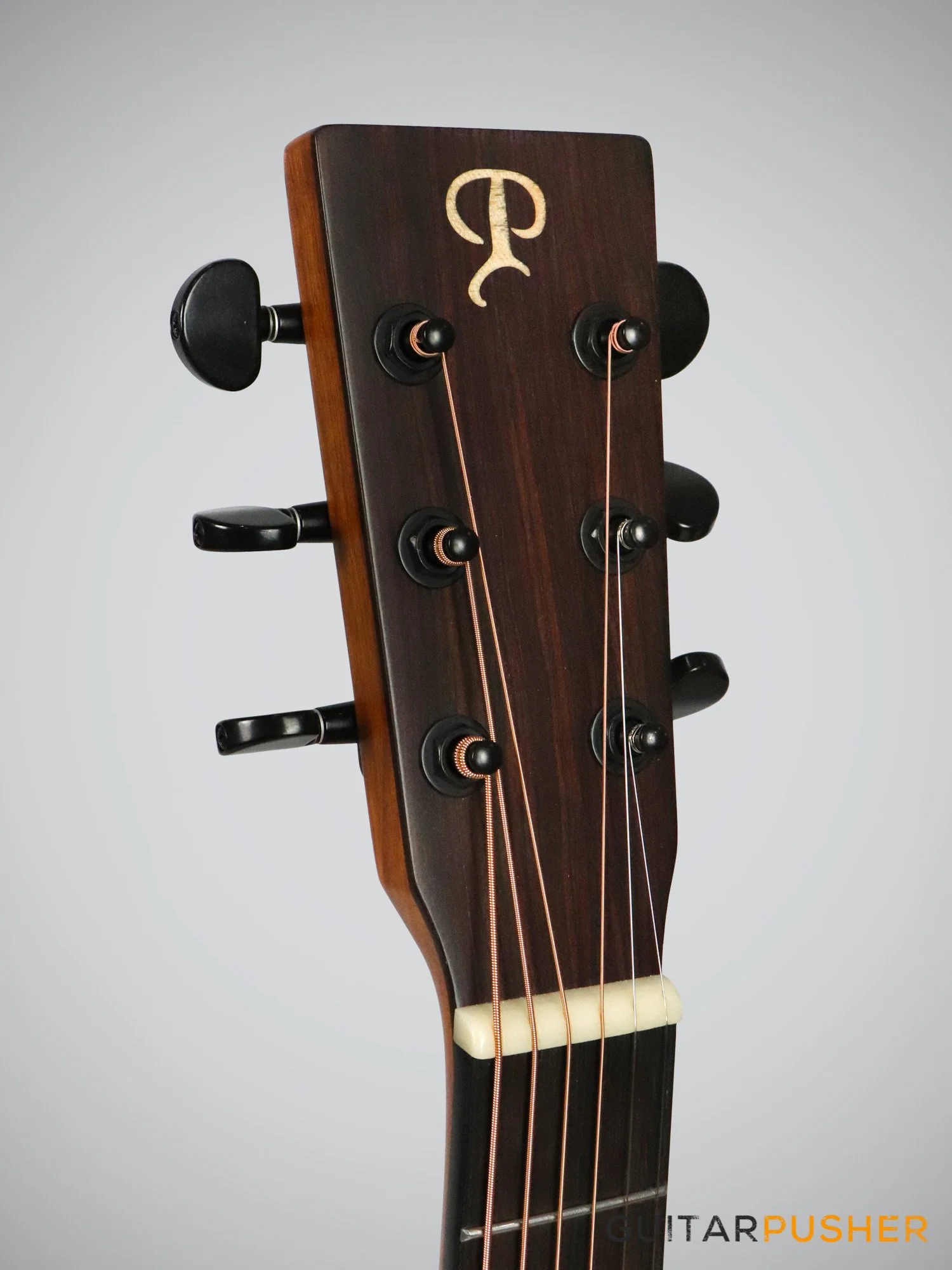 Phoebus Baby-Ne v3 3/4 Dreadnought (3rd Gen.) All Mahogany Travel Acoustic-Electric Guitar w/ Gig Bag - Image 14