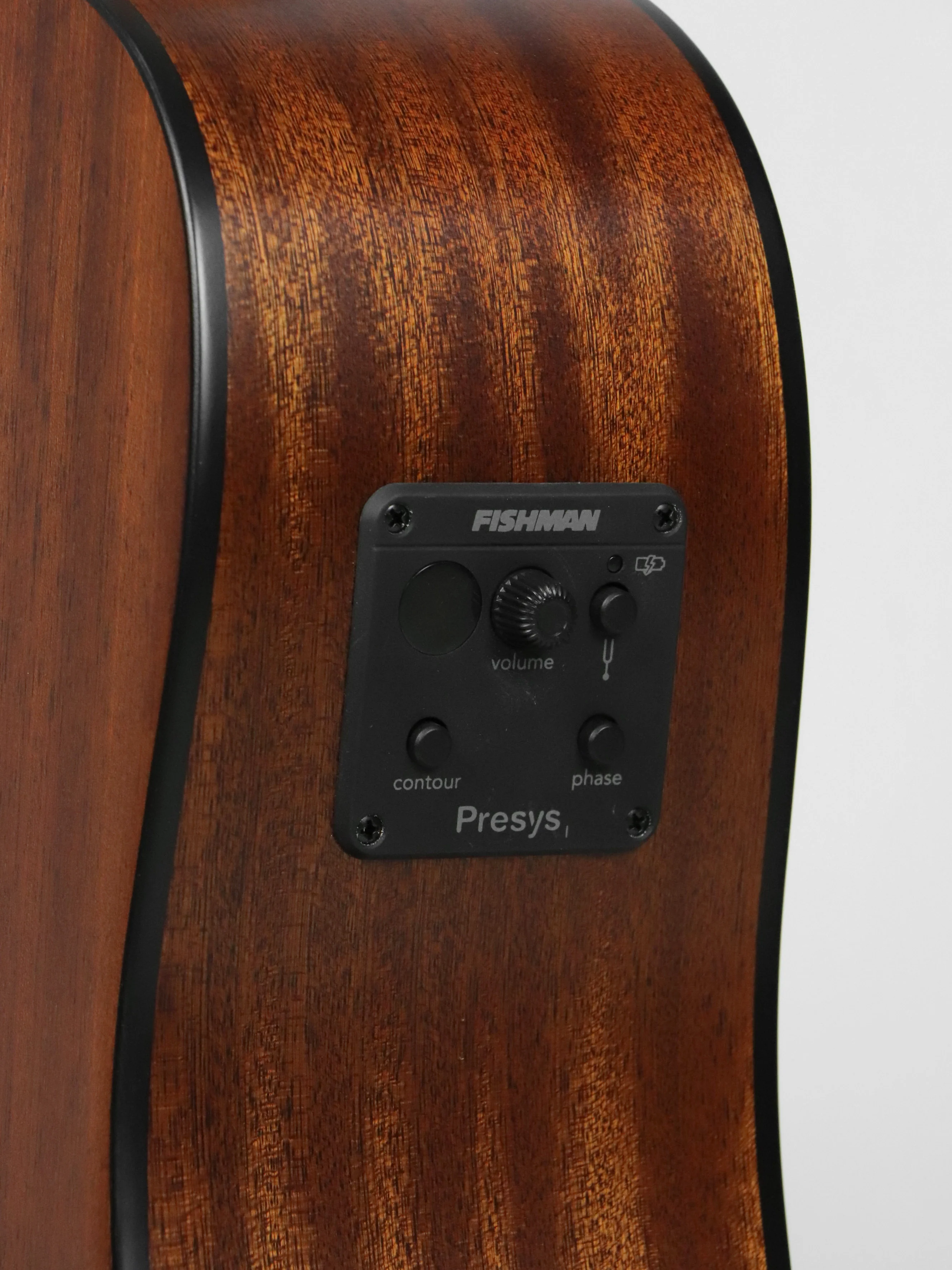 Phoebus Baby-Ne v3 3/4 Dreadnought (3rd Gen.) All Mahogany Travel Acoustic-Electric Guitar w/ Gig Bag - Image 3