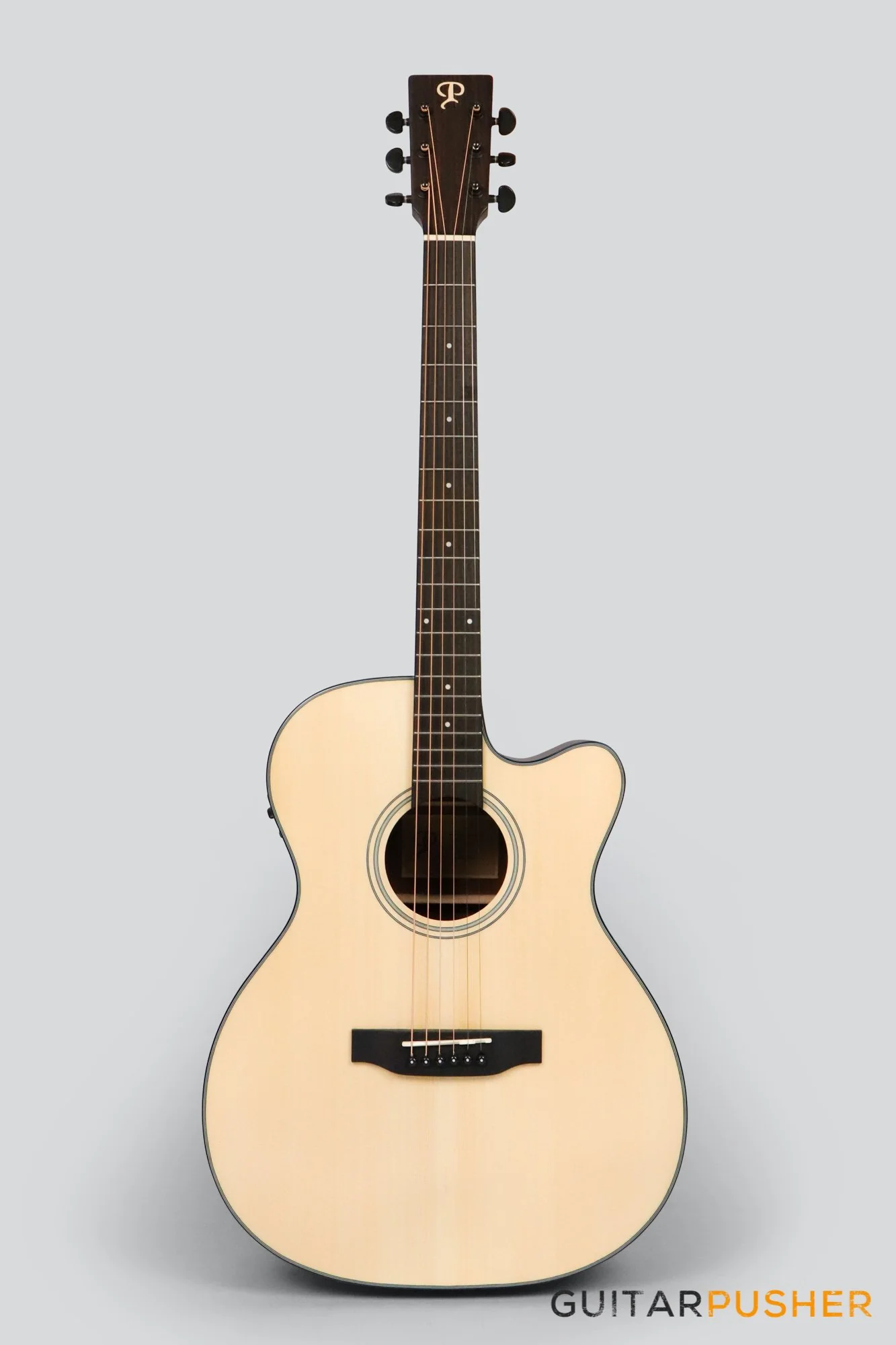 Phoebus PG-20ce v3 OM (3rd Gen.) Acoustic-Electric Guitar w/ Gig Bag - Image 3