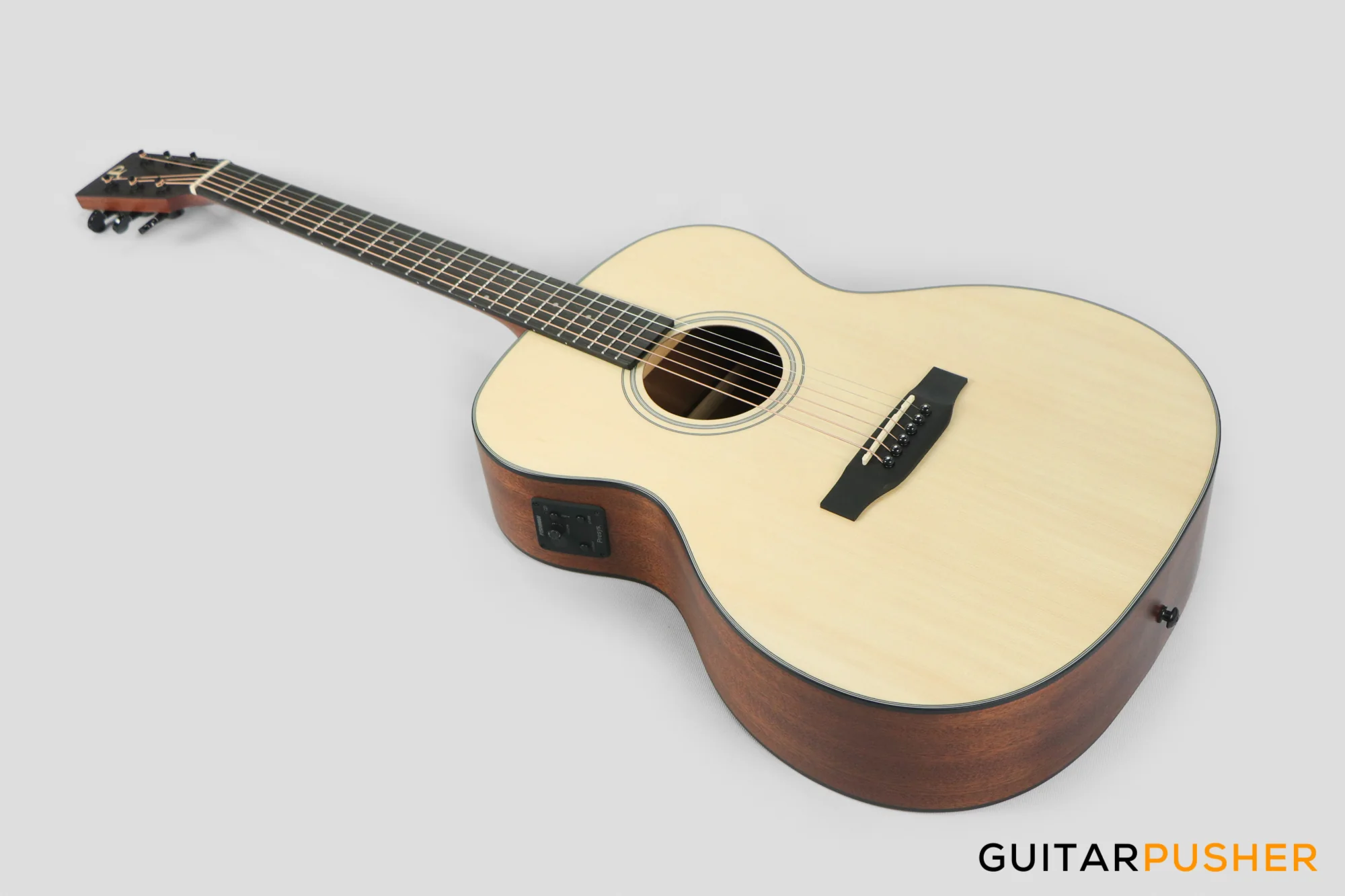 Phoebus PG-20e v3 OM (3rd Gen.) Acoustic-Electric Guitar (Non-Cutaway) w/ Gig Bag - Image 10