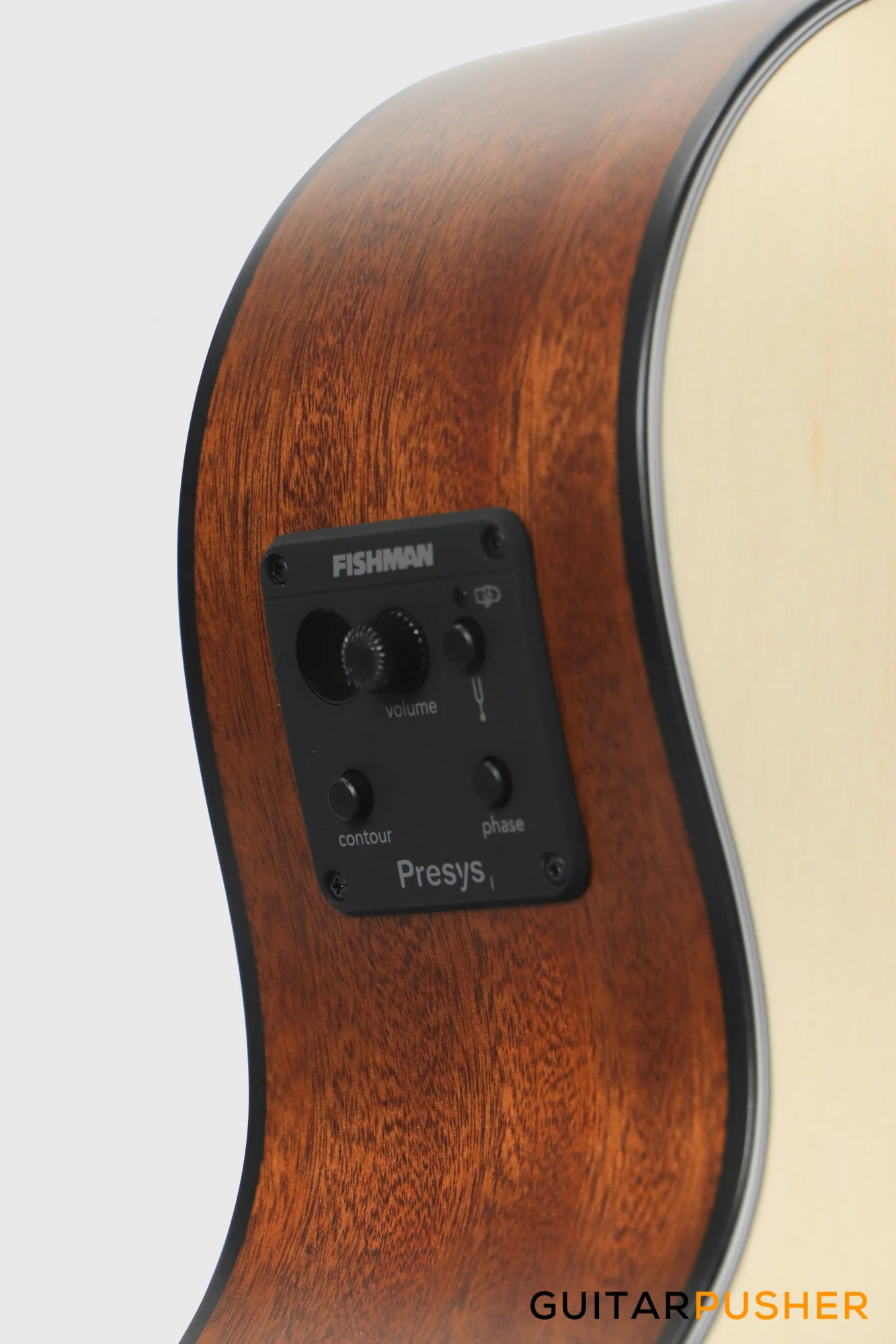 Phoebus PG-20e v3 OM (3rd Gen.) Acoustic-Electric Guitar (Non-Cutaway) w/ Gig Bag - Image 8
