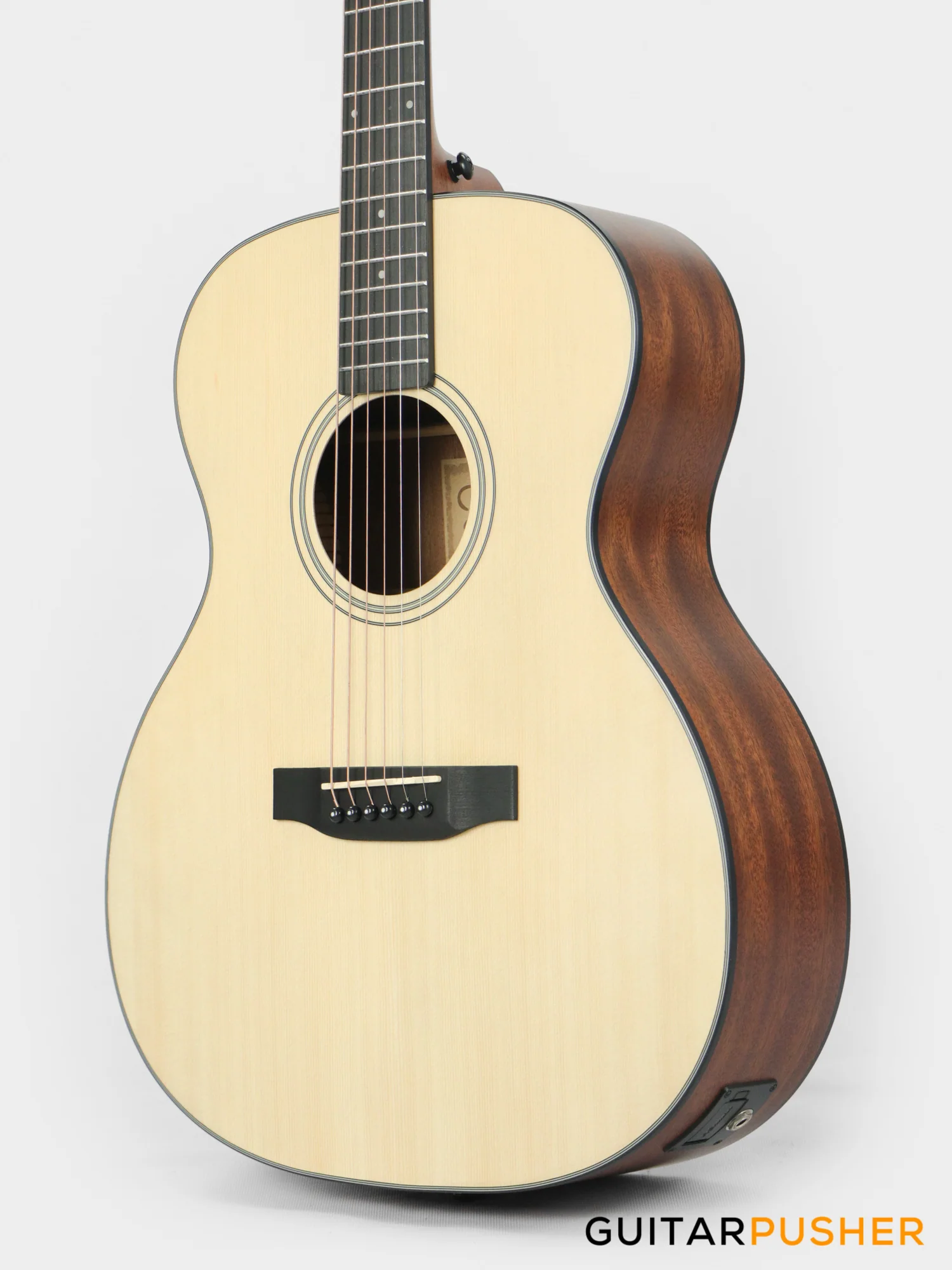 Phoebus PG-20e v3 OM (3rd Gen.) Acoustic-Electric Guitar (Non-Cutaway) w/ Gig Bag - Image 9