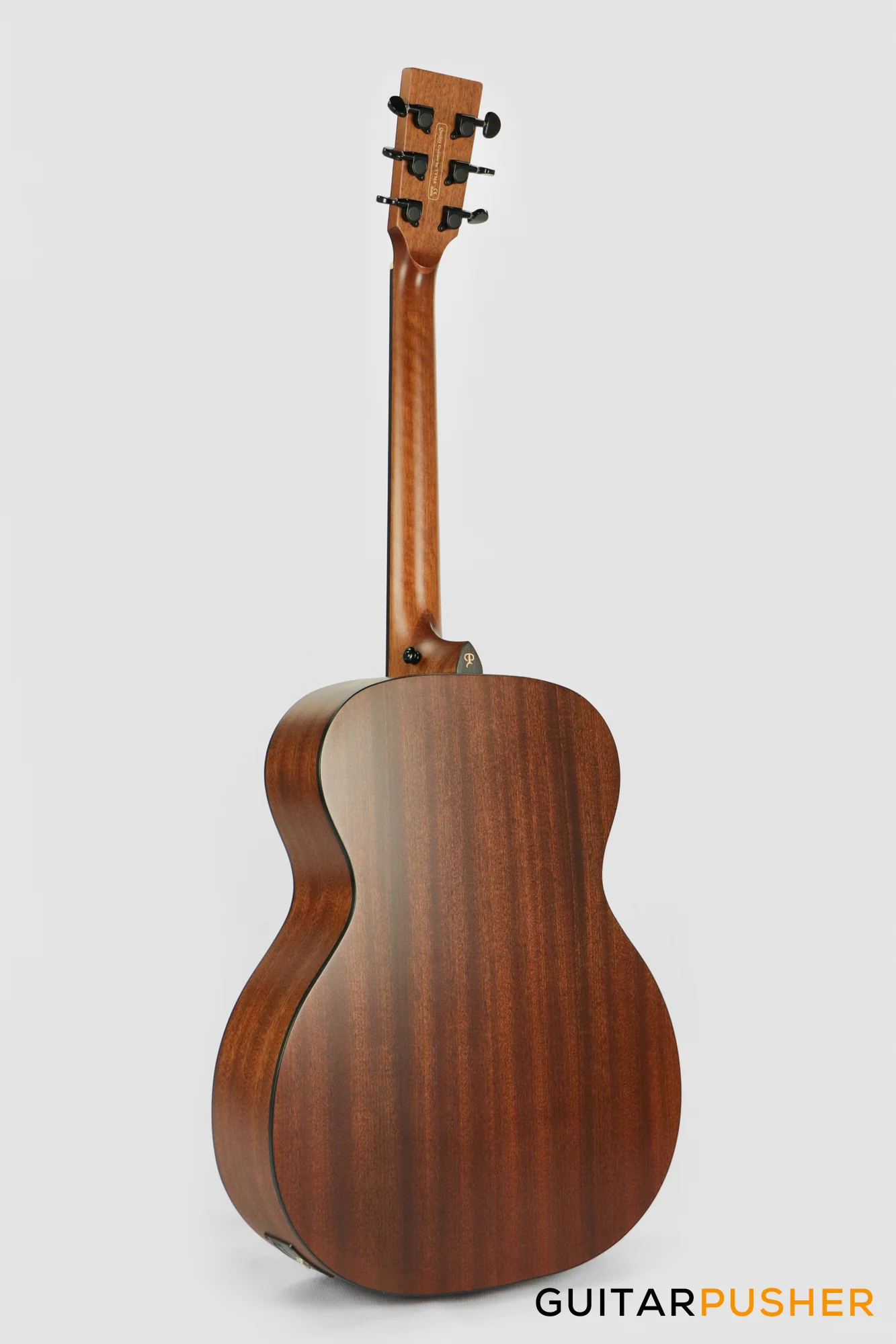 Phoebus PG-20NE V3 OM All-Mahogany Acoustic-Electric Guitar (Non-Cutaway) w/ Gig Bag - Image 10