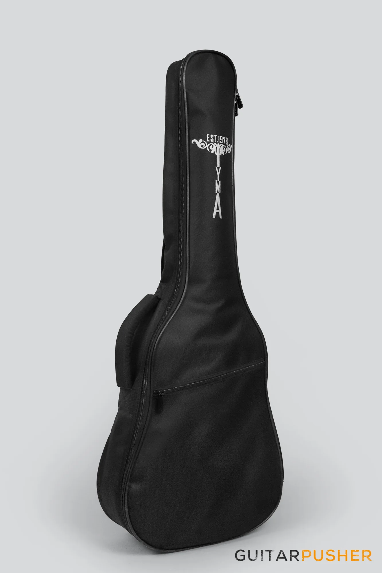 Phoebus PG-20N V3 OM All-Mahogany Acoustic Guitar (Non-Cutaway) w/ Gig Bag - Image 3