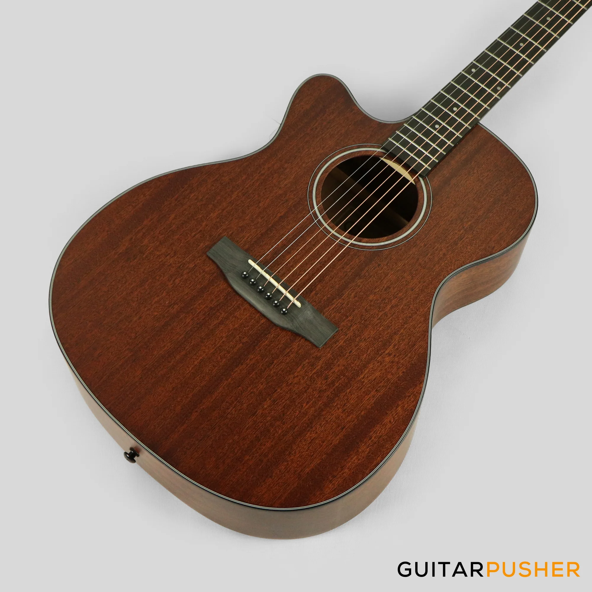 Phoebus PG-20Nc V3 OM All-Mahogany Acoustic Guitar w/ Gig Bag - LEFT HAND - Image 10