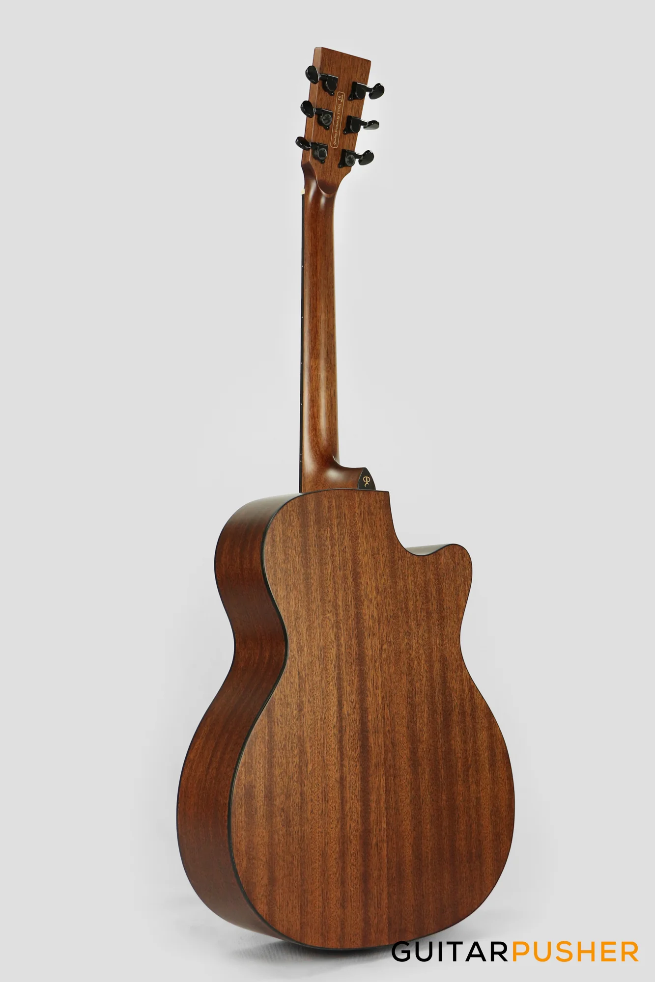 Phoebus PG-20Nc V3 OM All-Mahogany Acoustic Guitar w/ Gig Bag - LEFT HAND - Image 6