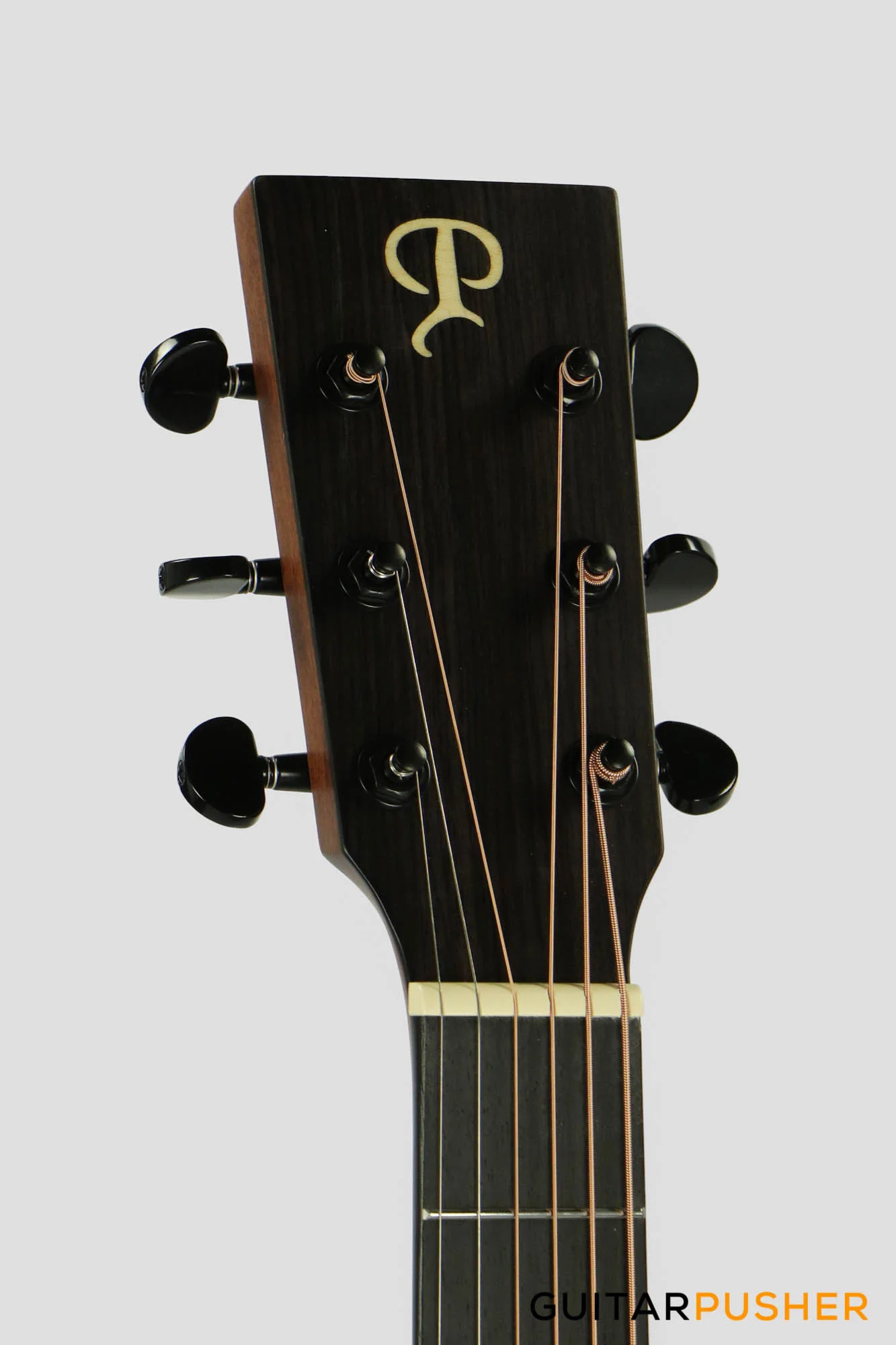 Phoebus PG-20Nce V3 OM All-Mahogany Acoustic-Electric Guitar w/ Gig Bag - LEFT HAND - Image 5