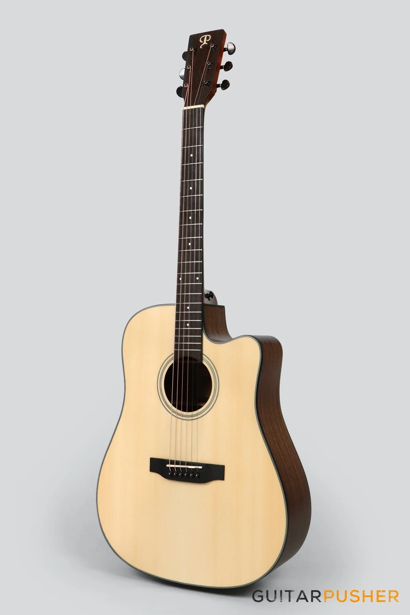 Phoebus PG-30c v3 Dreadnought (3rd Gen.) Acoustic Guitar w/ Gig Bag - Image 5