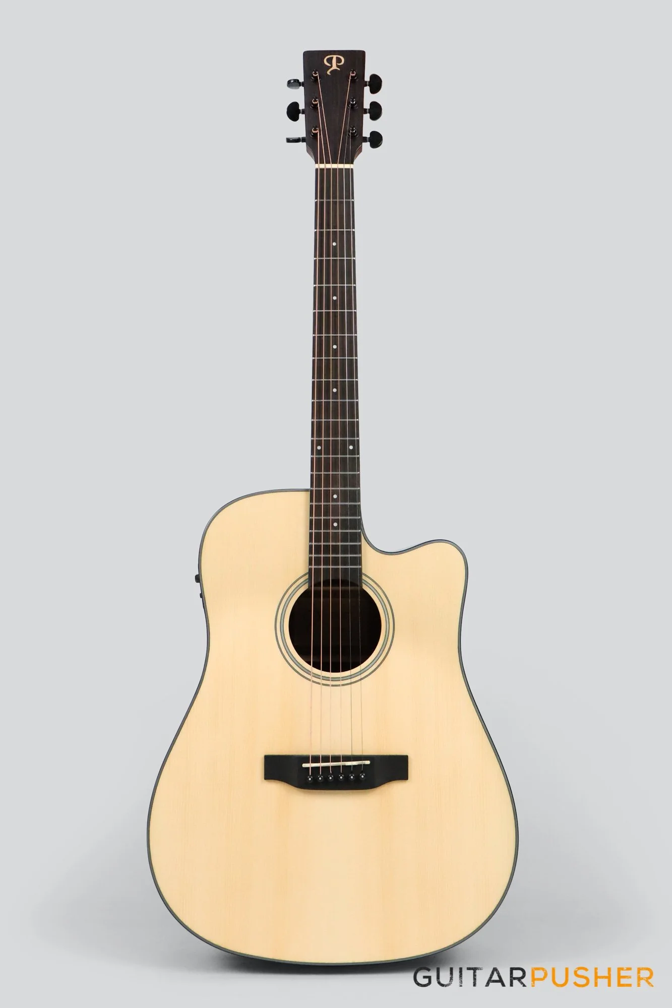 Phoebus PG-30ce V3 Dreadnought (3rd Gen.) Acoustic-Electric Guitar w/ Gig Bag - Image 6