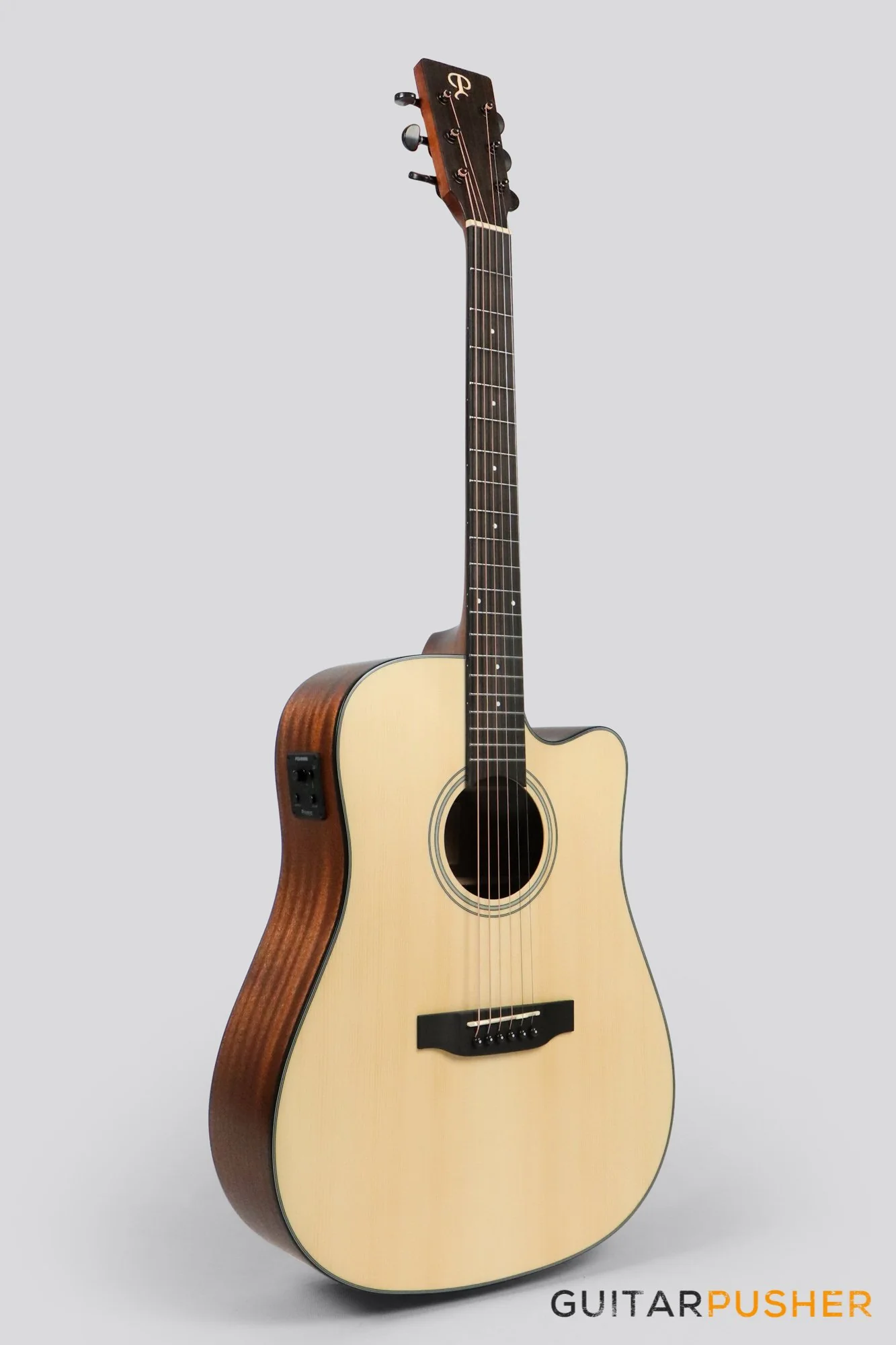Phoebus PG-30ce V3 Dreadnought (3rd Gen.) Acoustic-Electric Guitar w/ Gig Bag - Image 7