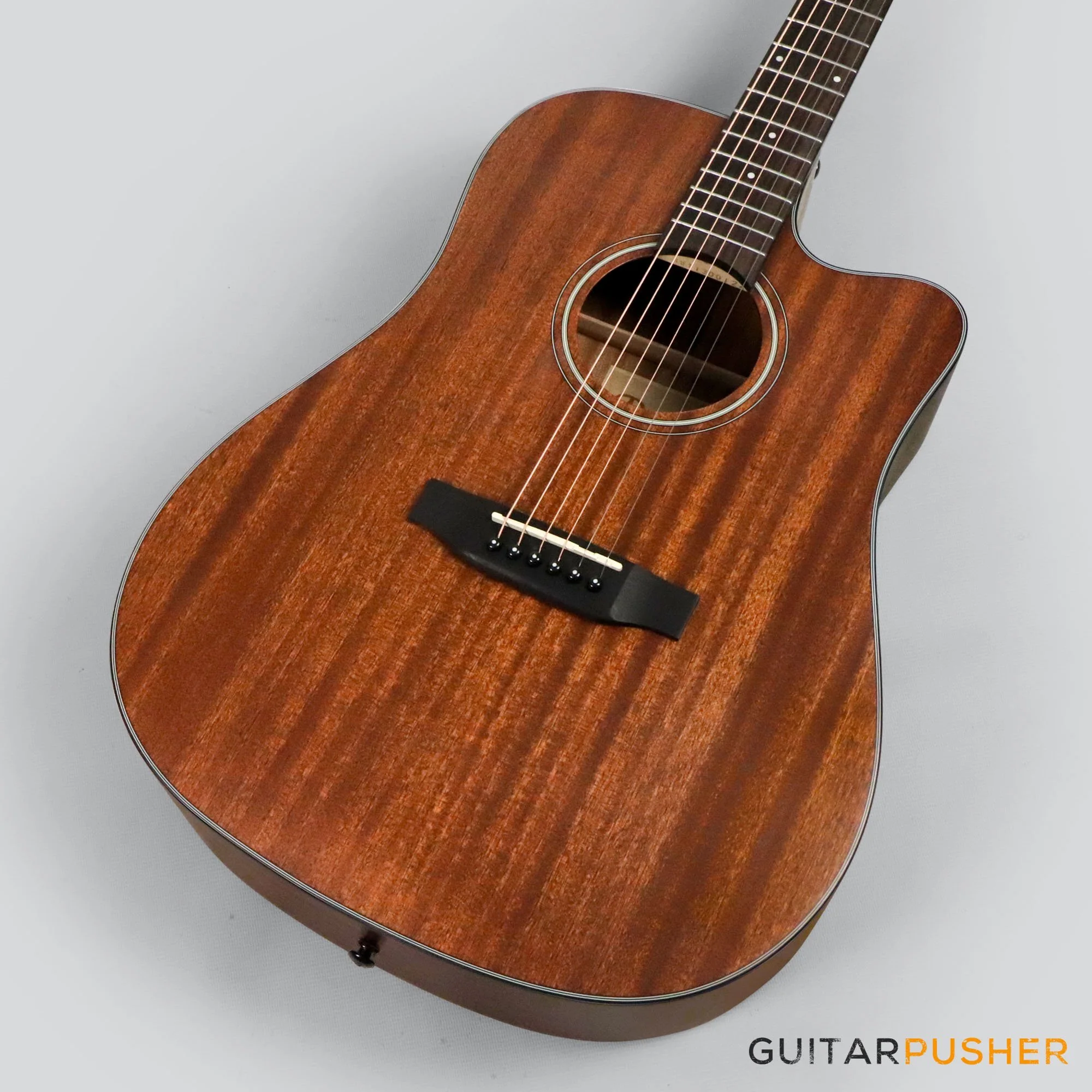 Phoebus PG-30NC v3 All-Mahogany Dreadnought (3rd Gen.) Acoustic Guitar w/ Gig Bag - Image 2