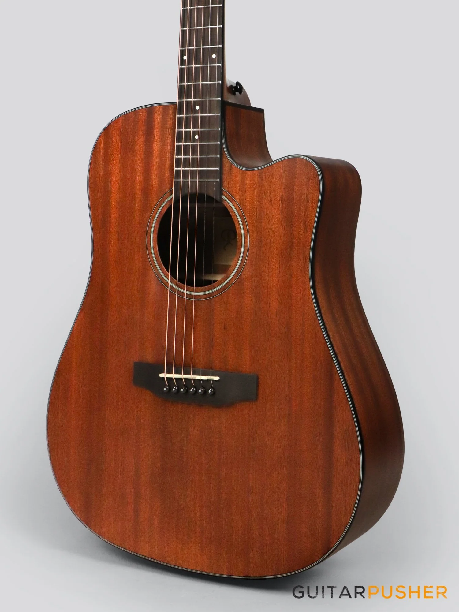 Phoebus PG-30NC v3 All-Mahogany Dreadnought (3rd Gen.) Acoustic Guitar w/ Gig Bag - Image 4