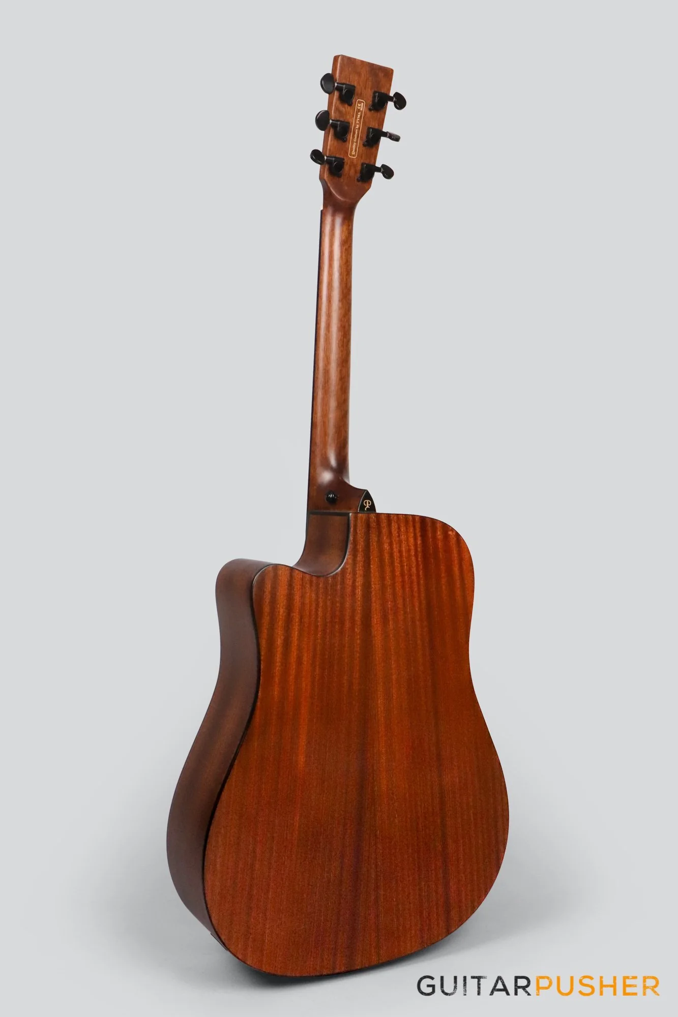 Phoebus PG-30NCE v3 All-Mahogany Dreadnought (3rd Gen.) Acoustic-Electric Guitar w/ Gig Bag - Image 10