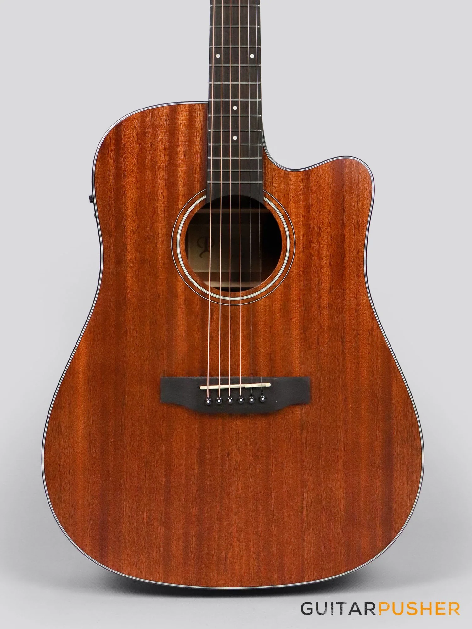 Phoebus PG-30NCE v3 All-Mahogany Dreadnought (3rd Gen.) Acoustic-Electric Guitar w/ Gig Bag - Image 11