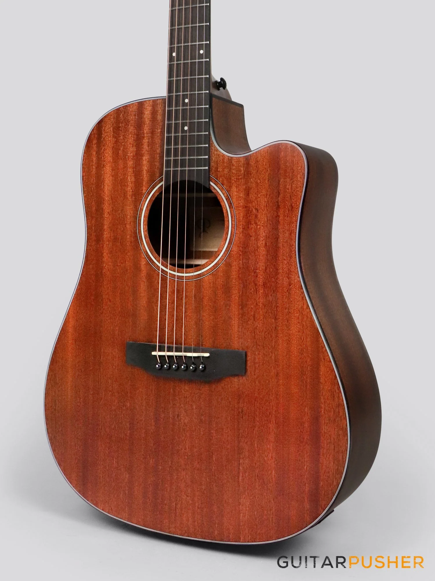 Phoebus PG-30NCE v3 All-Mahogany Dreadnought (3rd Gen.) Acoustic-Electric Guitar w/ Gig Bag - Image 13