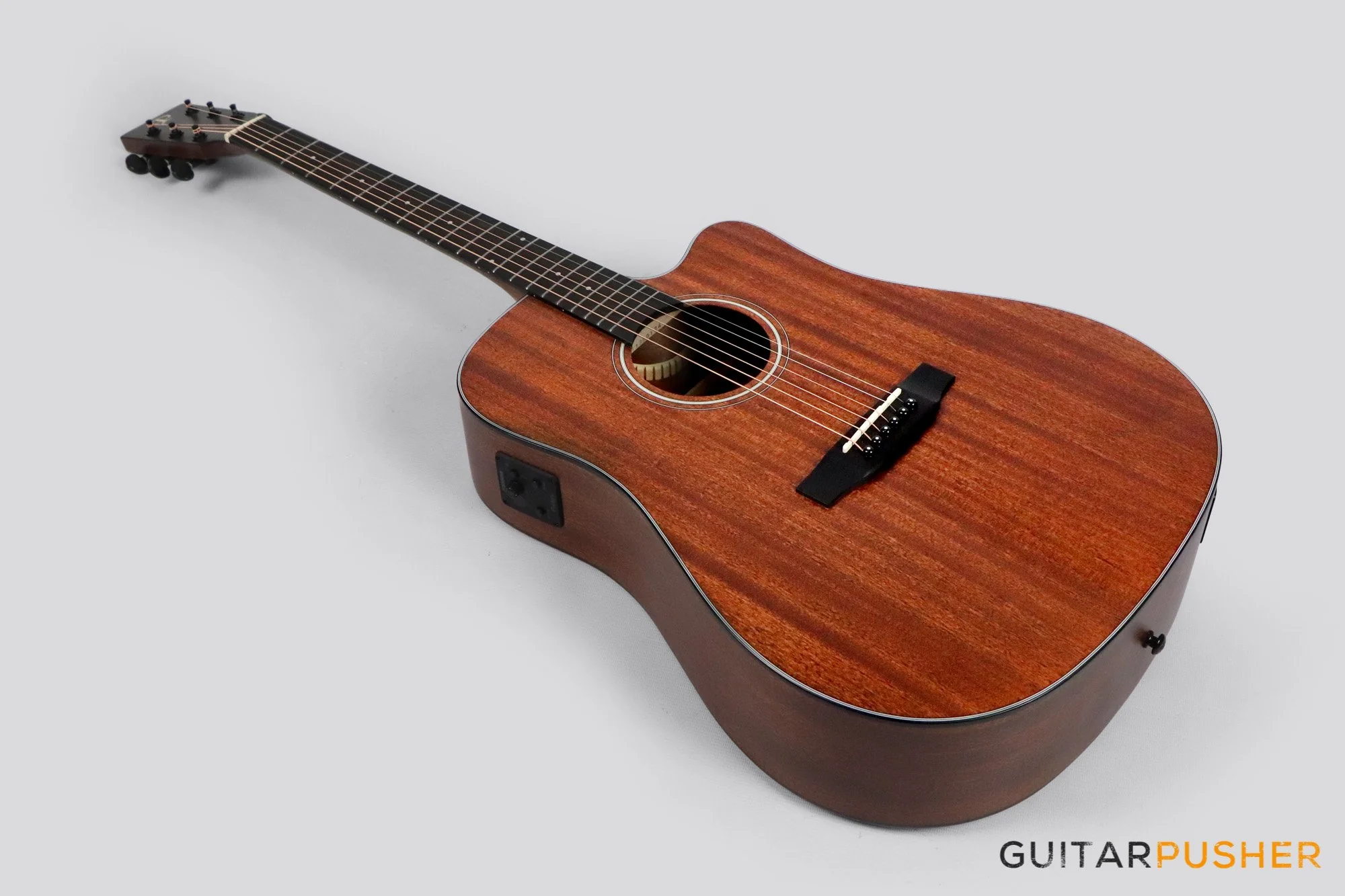 Phoebus PG-30NCE v3 All-Mahogany Dreadnought (3rd Gen.) Acoustic-Electric Guitar w/ Gig Bag - Image 14