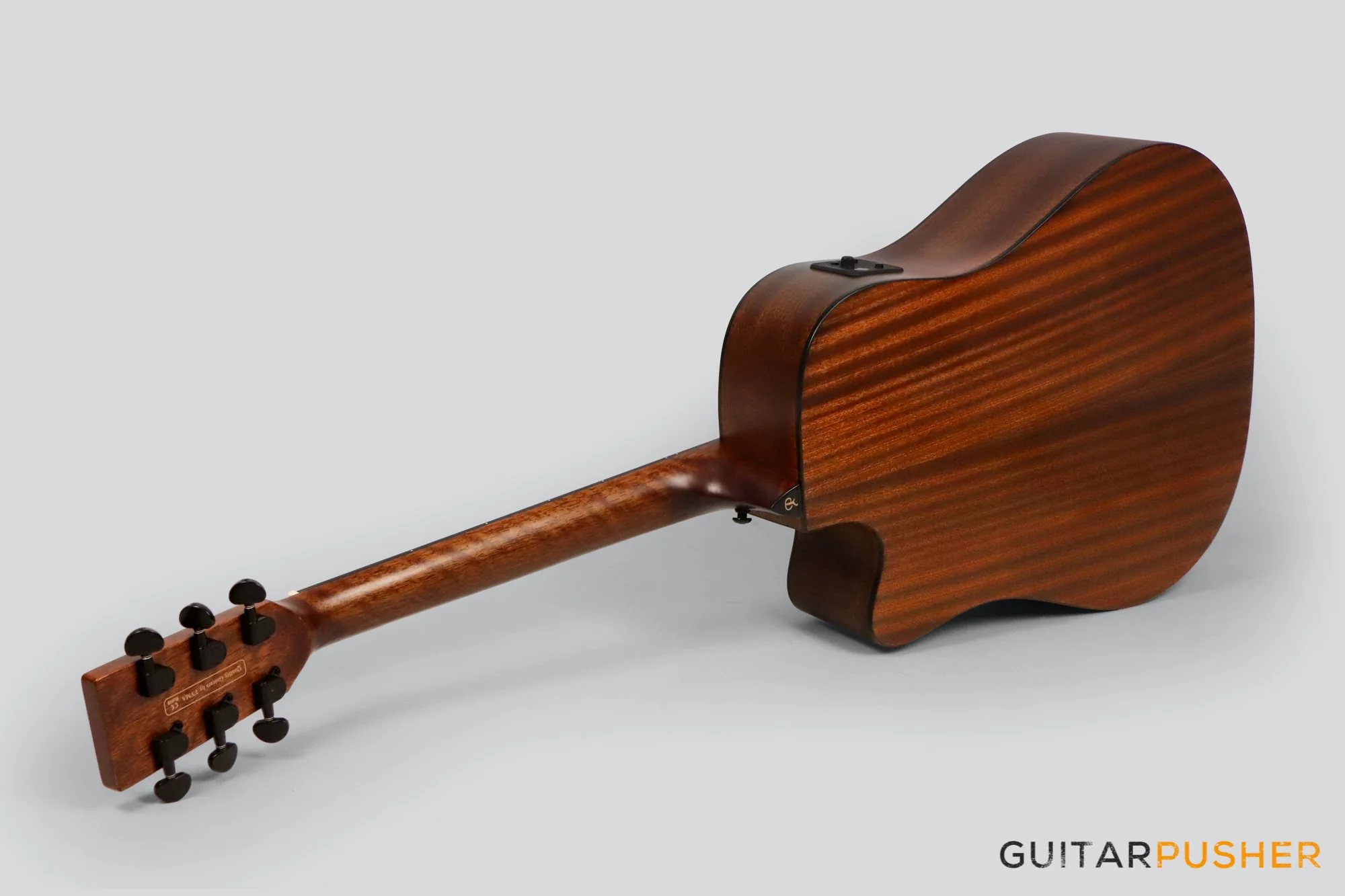 Phoebus PG-30NCE v3 All-Mahogany Dreadnought (3rd Gen.) Acoustic-Electric Guitar w/ Gig Bag - Image 4