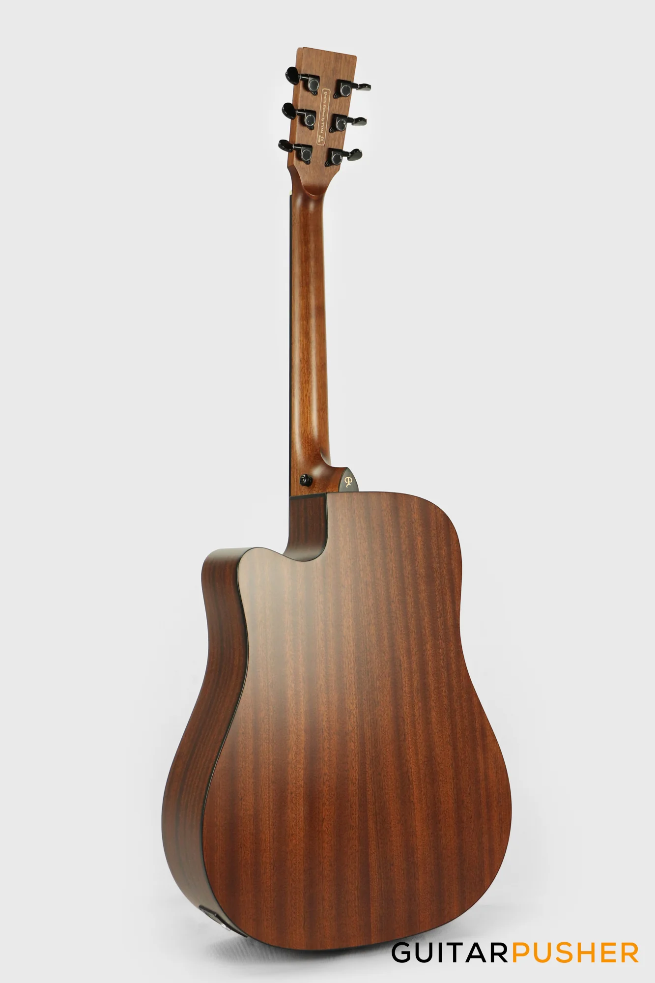Phoebus PG-50ce v3 Solid Top Dreadnought (3rd Gen.) Acoustic-Electric Guitar w/ Gig Bag - Image 7