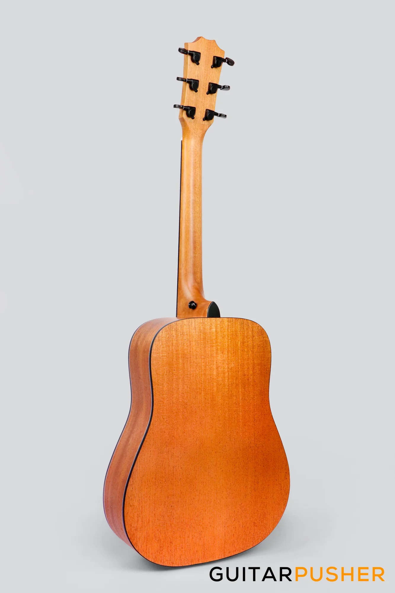 Phoebus Progeny Baby-10N Mini Dreadnought 3/4 All-Mahogany Acoustic Guitar w/ Gig Bag - Image 5