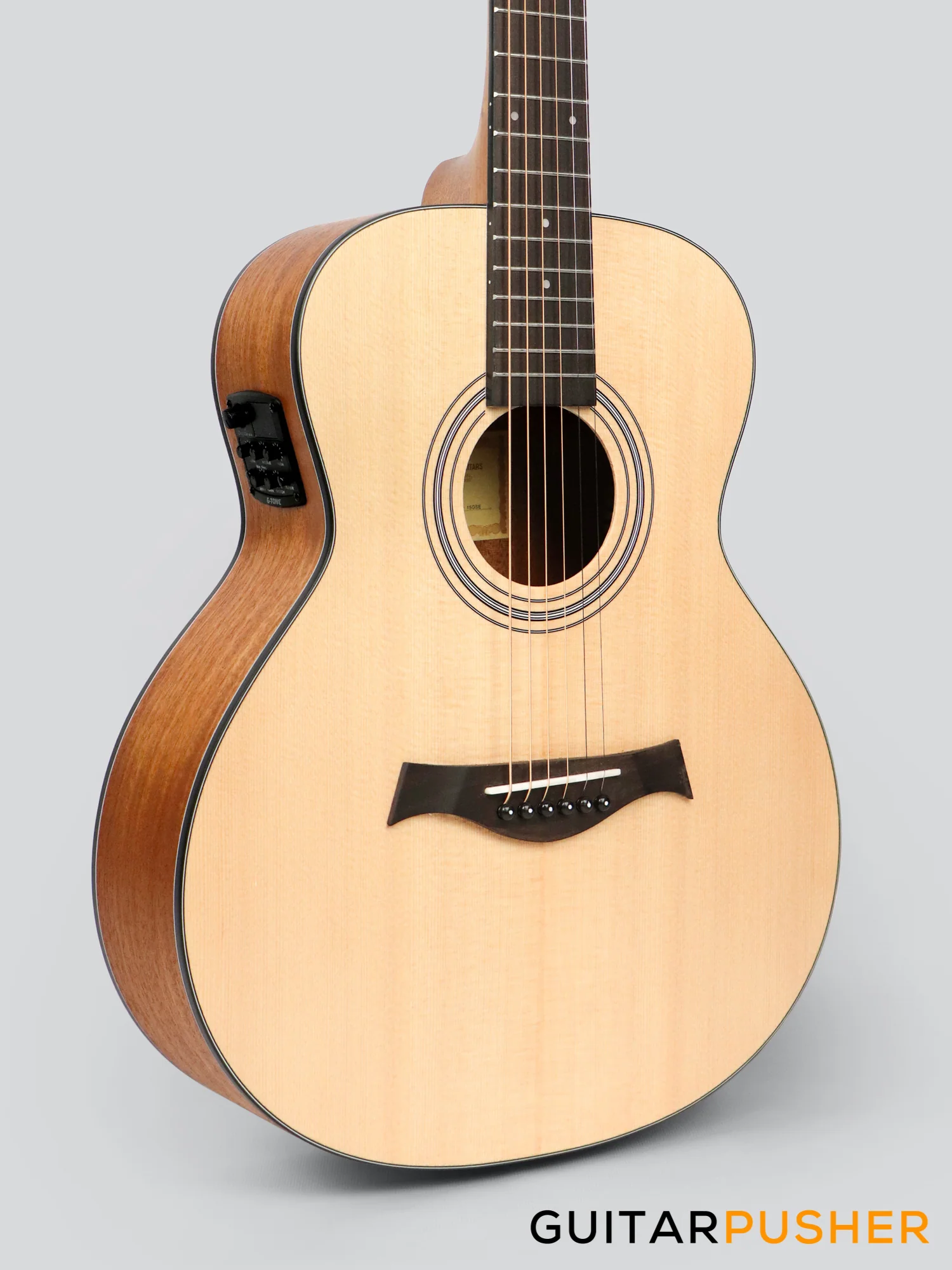 Phoebus Progeny Baby-15GSe GS Mini Acoustic-Electric Guitar w/ Gig Bag - Image 6