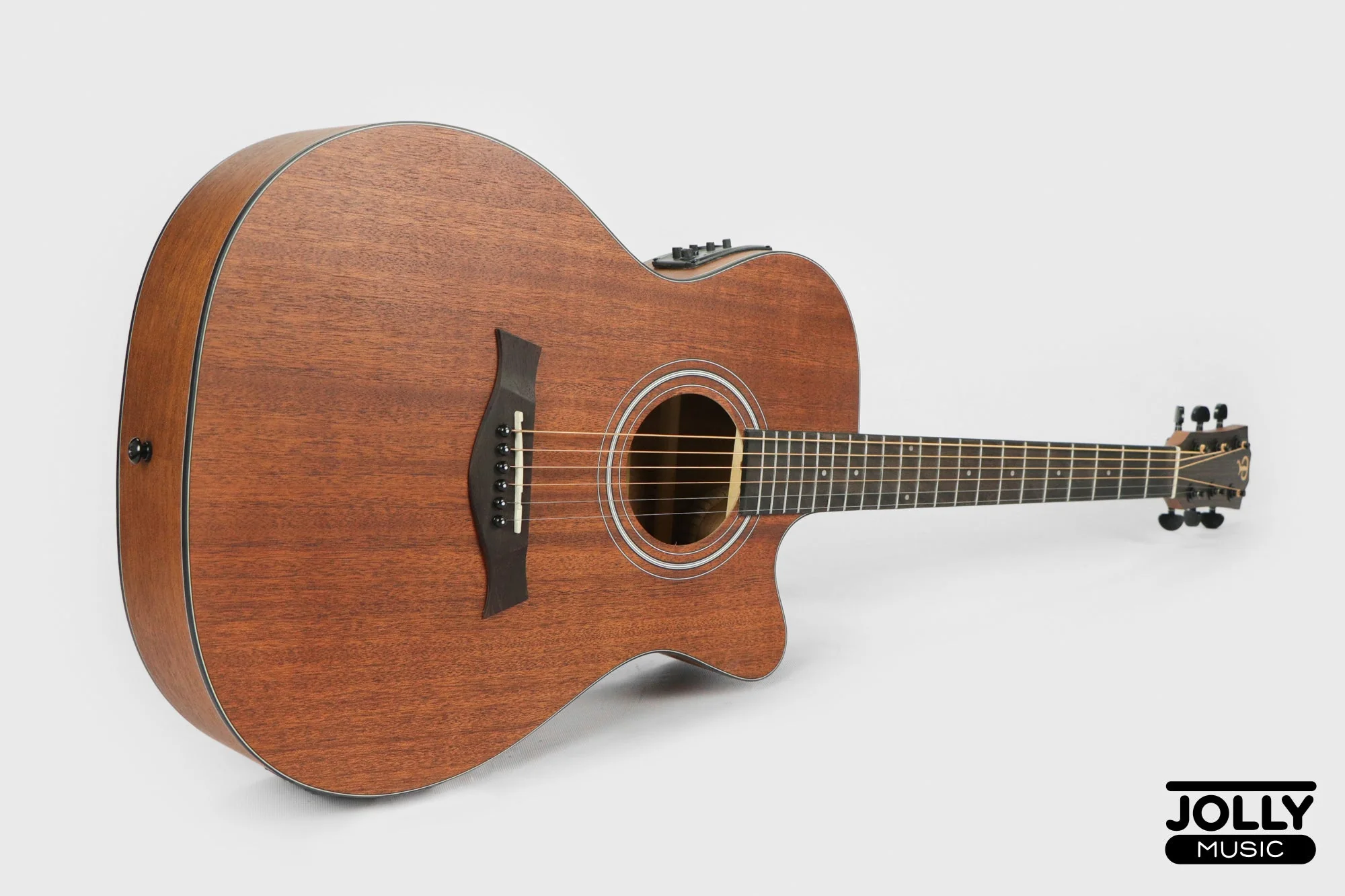 Phoebus Progeny PG-10Nce OM All Mahogany Acoustic-Electric Guitar w/ Gig Bag - Image 11