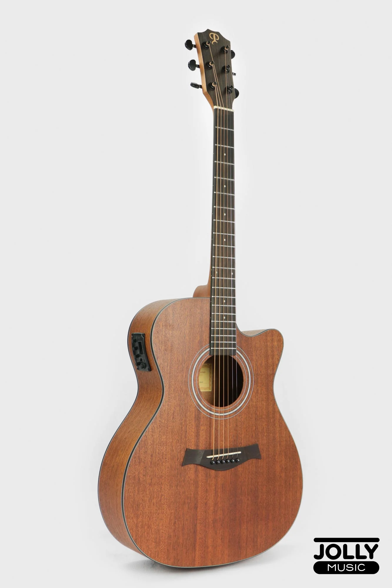 Phoebus Progeny PG-10Nce OM All Mahogany Acoustic-Electric Guitar w/ Gig Bag - Image 12