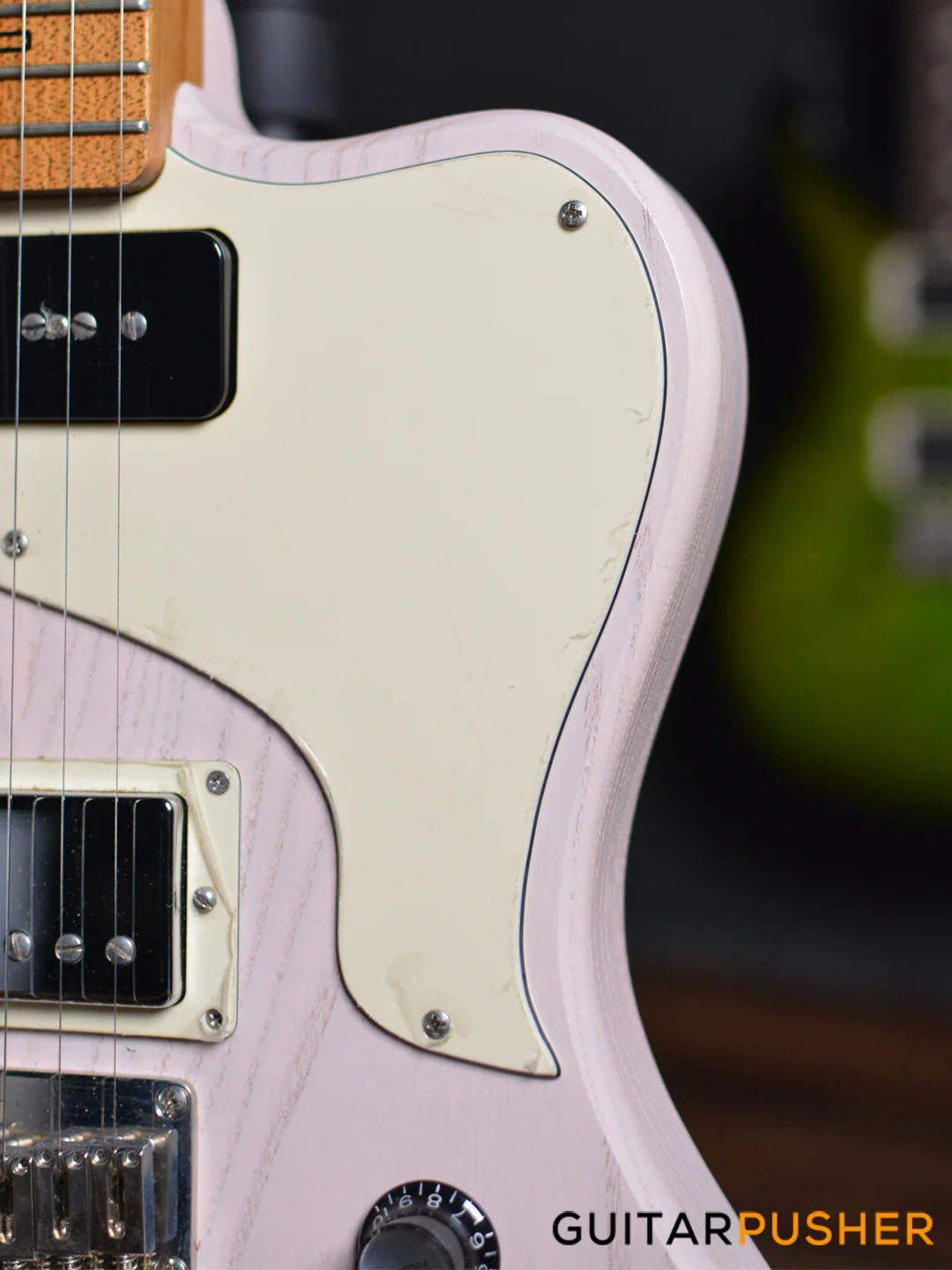 PJD Guitars St. John Standard Electric Guitar - Candy Floss Pink - Image 10
