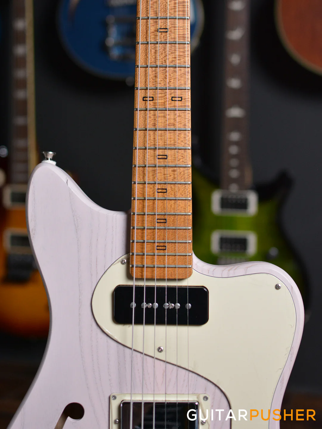 PJD Guitars St. John Standard Electric Guitar - Candy Floss Pink - Image 3