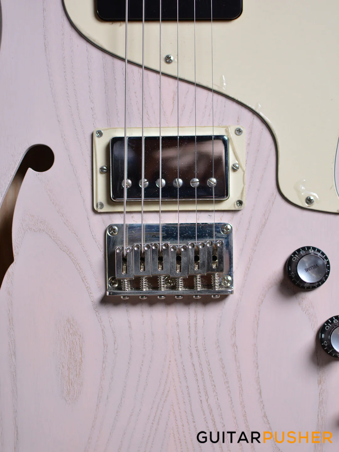 PJD Guitars St. John Standard Electric Guitar - Candy Floss Pink - Image 6