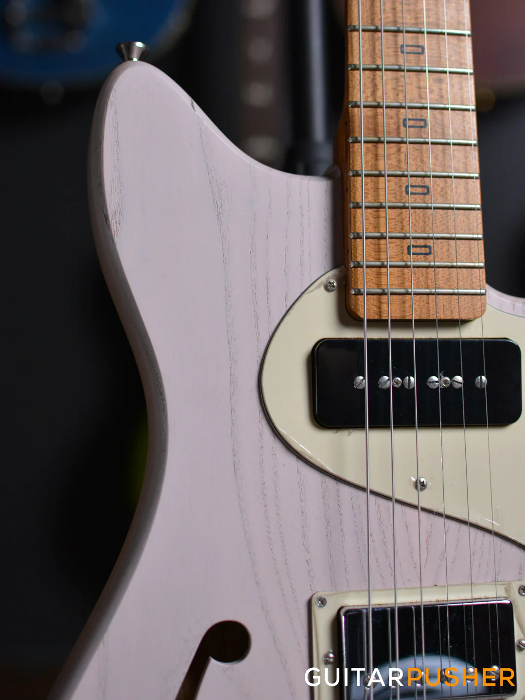 PJD Guitars St. John Standard Electric Guitar - Candy Floss Pink - Image 8