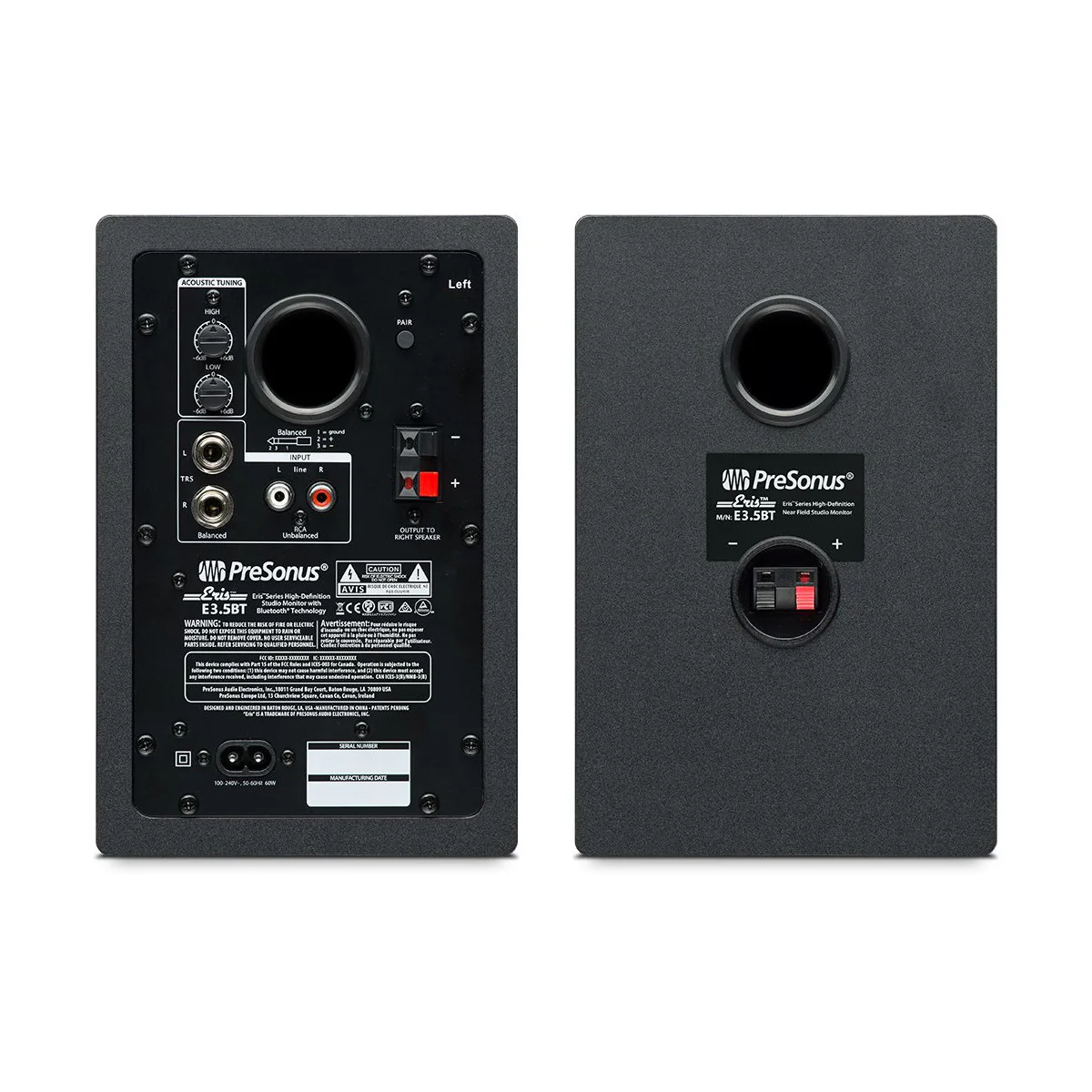 PreSonus Eris E3.5 BT Active Media Reference Monitors w/ Bluetooth 5.0 - Image 2