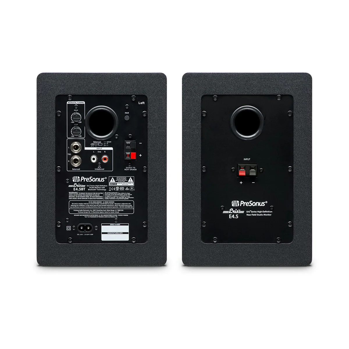 PreSonus Eris E4.5 BT 2-Way Active Studio Monitors w/ Bluetooth 5.0 - Image 2