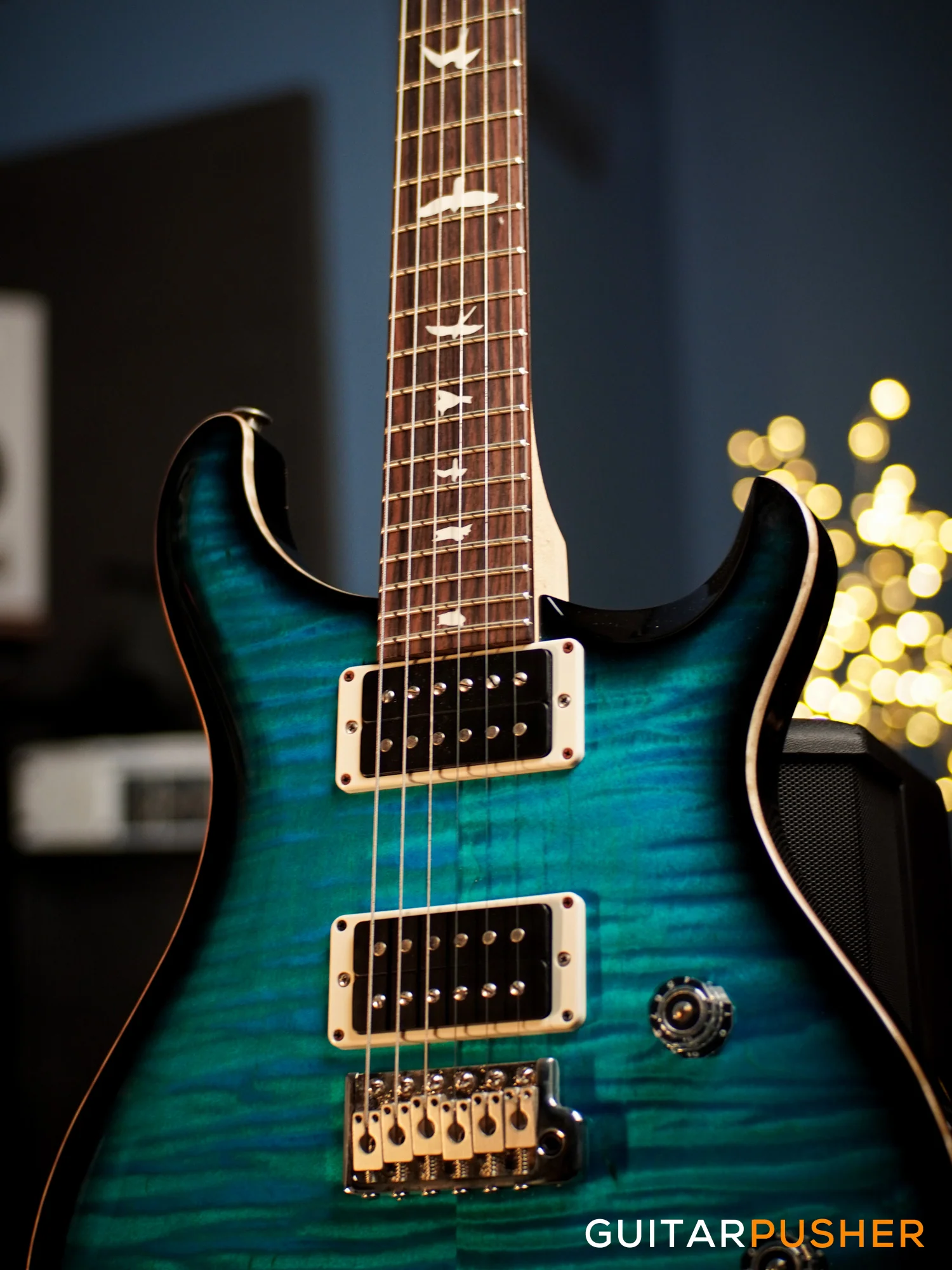 PRS Guitars Bolt-On CE 24 Electric Guitar (Caroll Blue Smokeburst) - Image 6