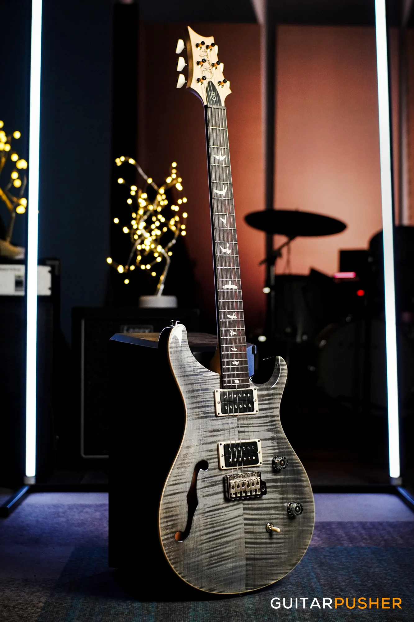 PRS Guitars Bolt-On CE 24 Semi-Hollow Electric Guitar Faded Gray Black - Image 5