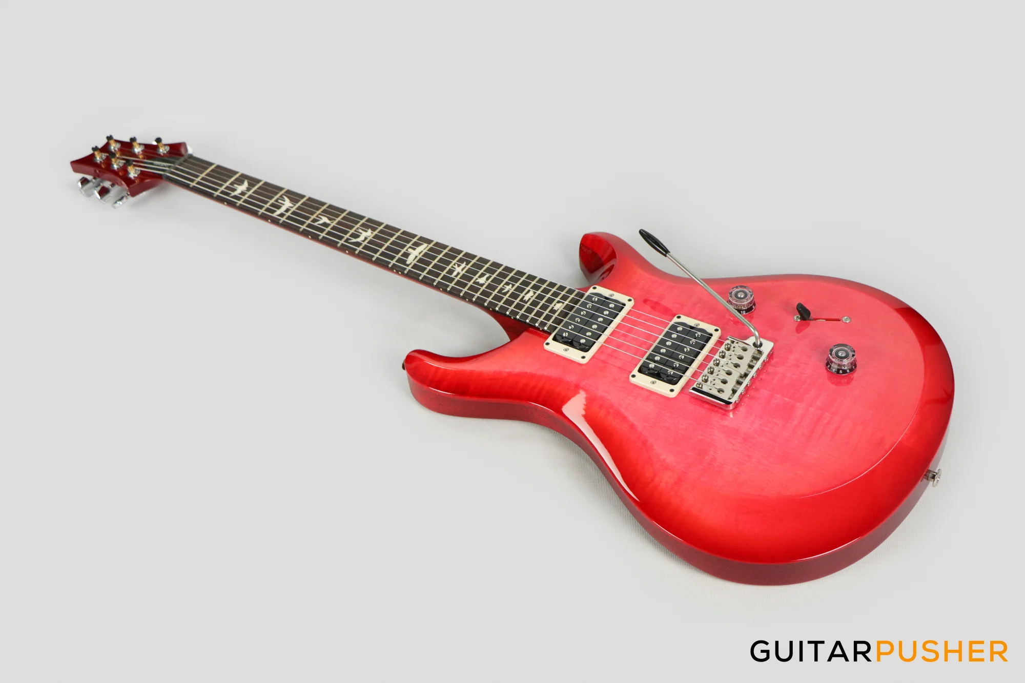 PRS Guitars S2 Custom 24 Electric Guitar Bonni Pink Cherry Burst - Image 10