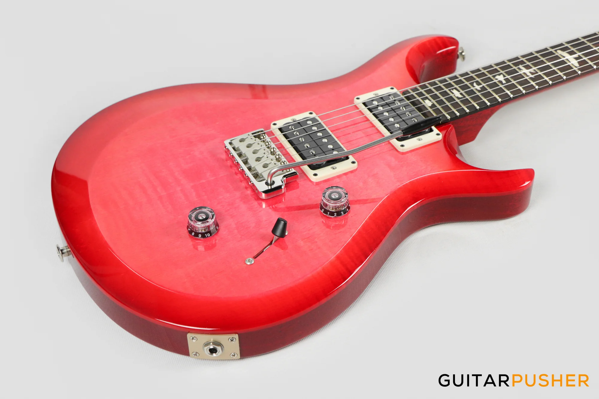 PRS Guitars S2 Custom 24 Electric Guitar Bonni Pink Cherry Burst - Image 12