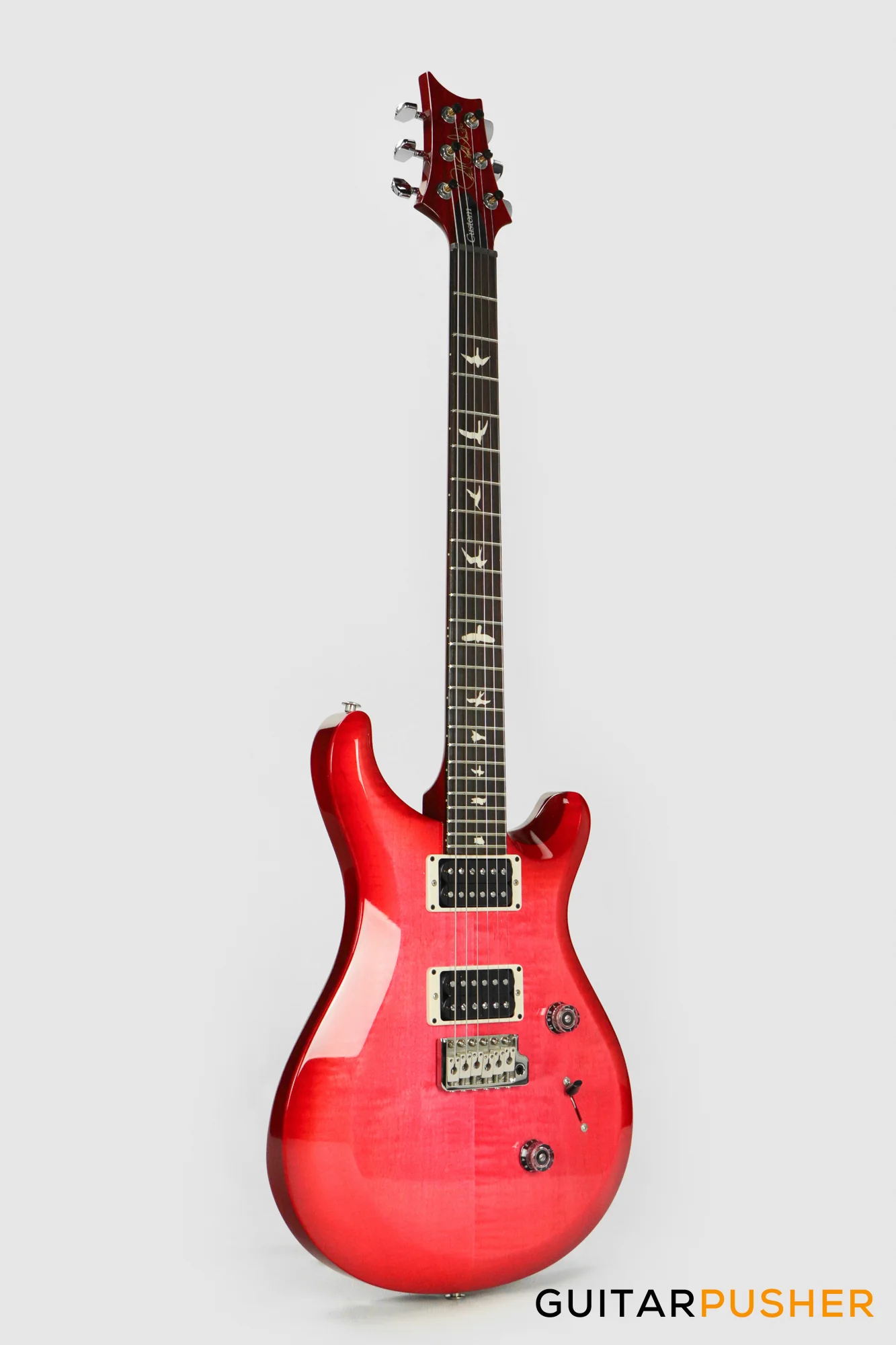 PRS Guitars S2 Custom 24 Electric Guitar Bonni Pink Cherry Burst - Image 3