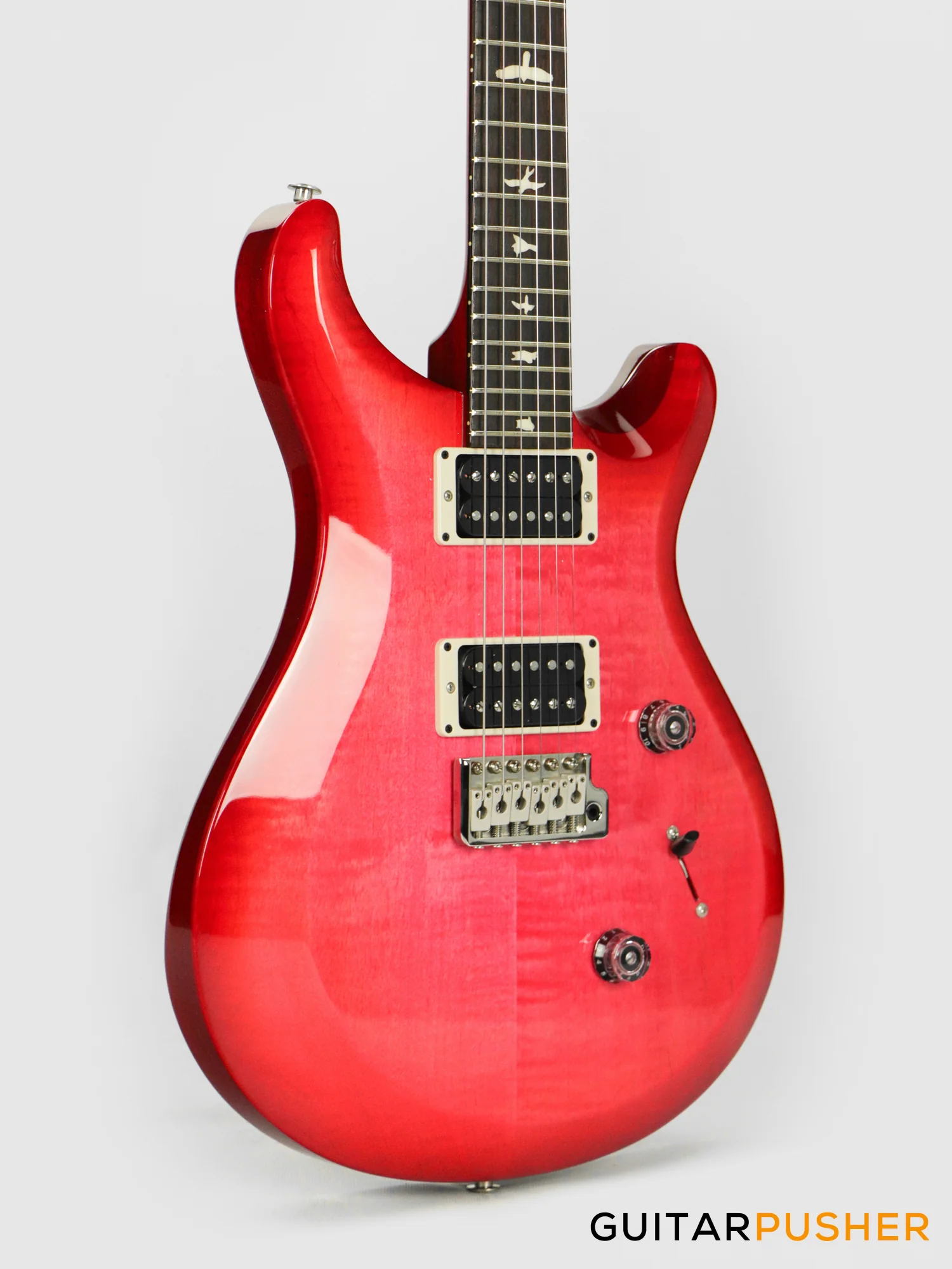 PRS Guitars S2 Custom 24 Electric Guitar Bonni Pink Cherry Burst - Image 5