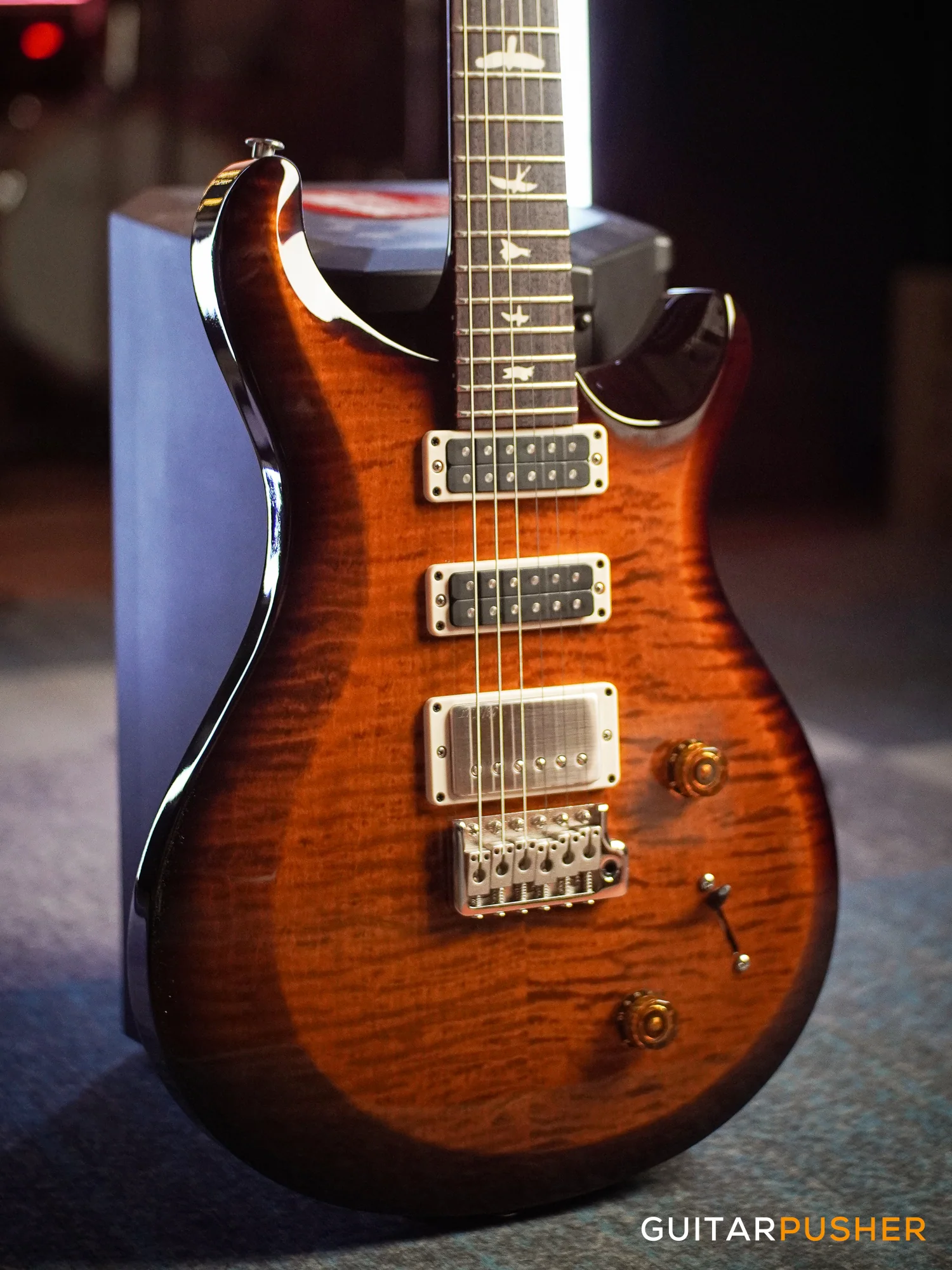 PRS Guitars S2 Studio Electric Guitar (Black Amber) - Image 3