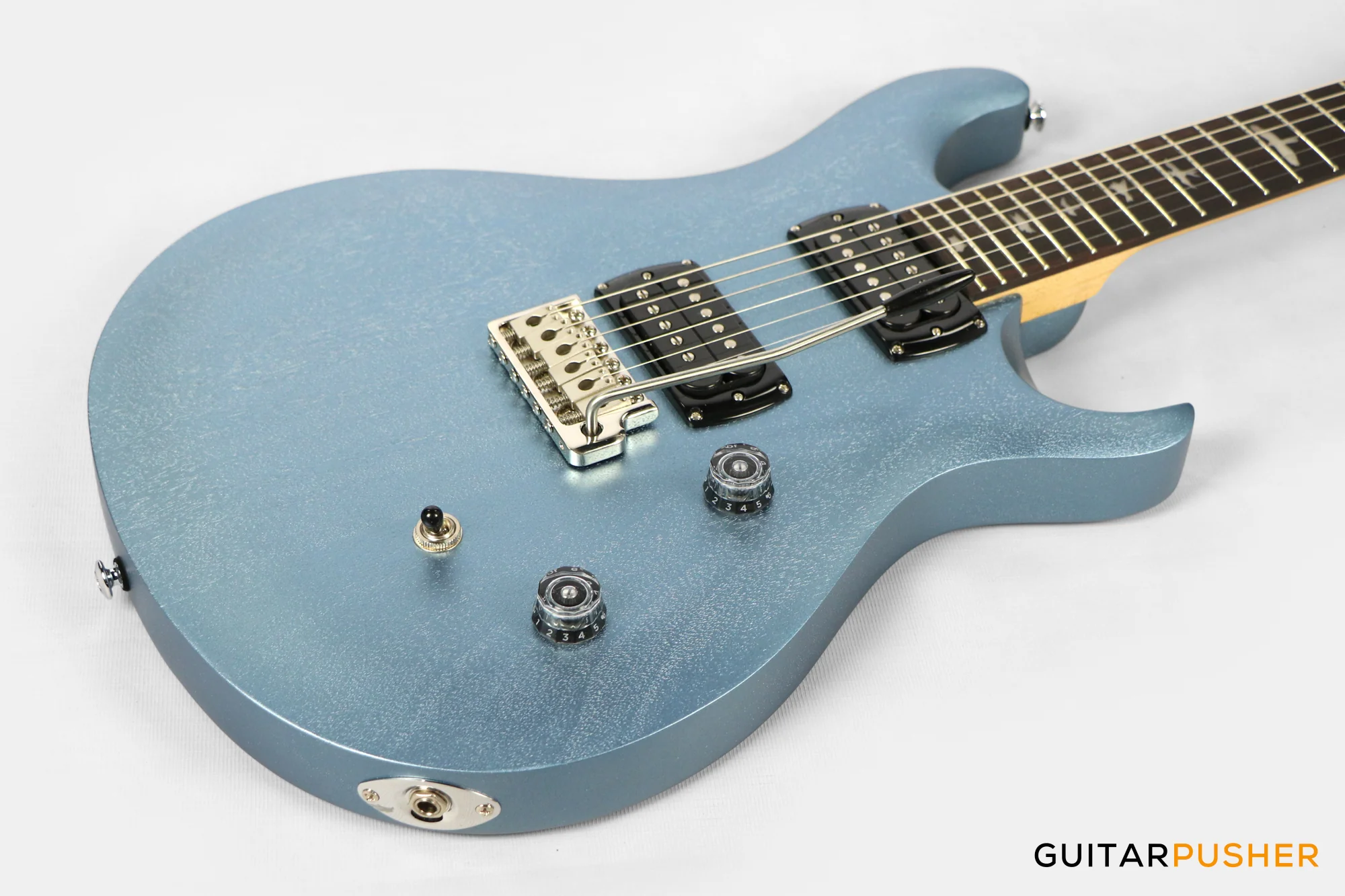PRS Guitars SE Bolt-On CE 24 Standard Satin Electric Guitar (Ice Blue Metallic) - Image 11