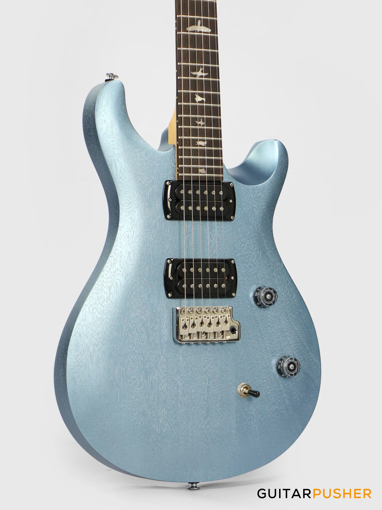 PRS Guitars SE Bolt-On CE 24 Standard Satin Electric Guitar (Ice Blue Metallic) - Image 5
